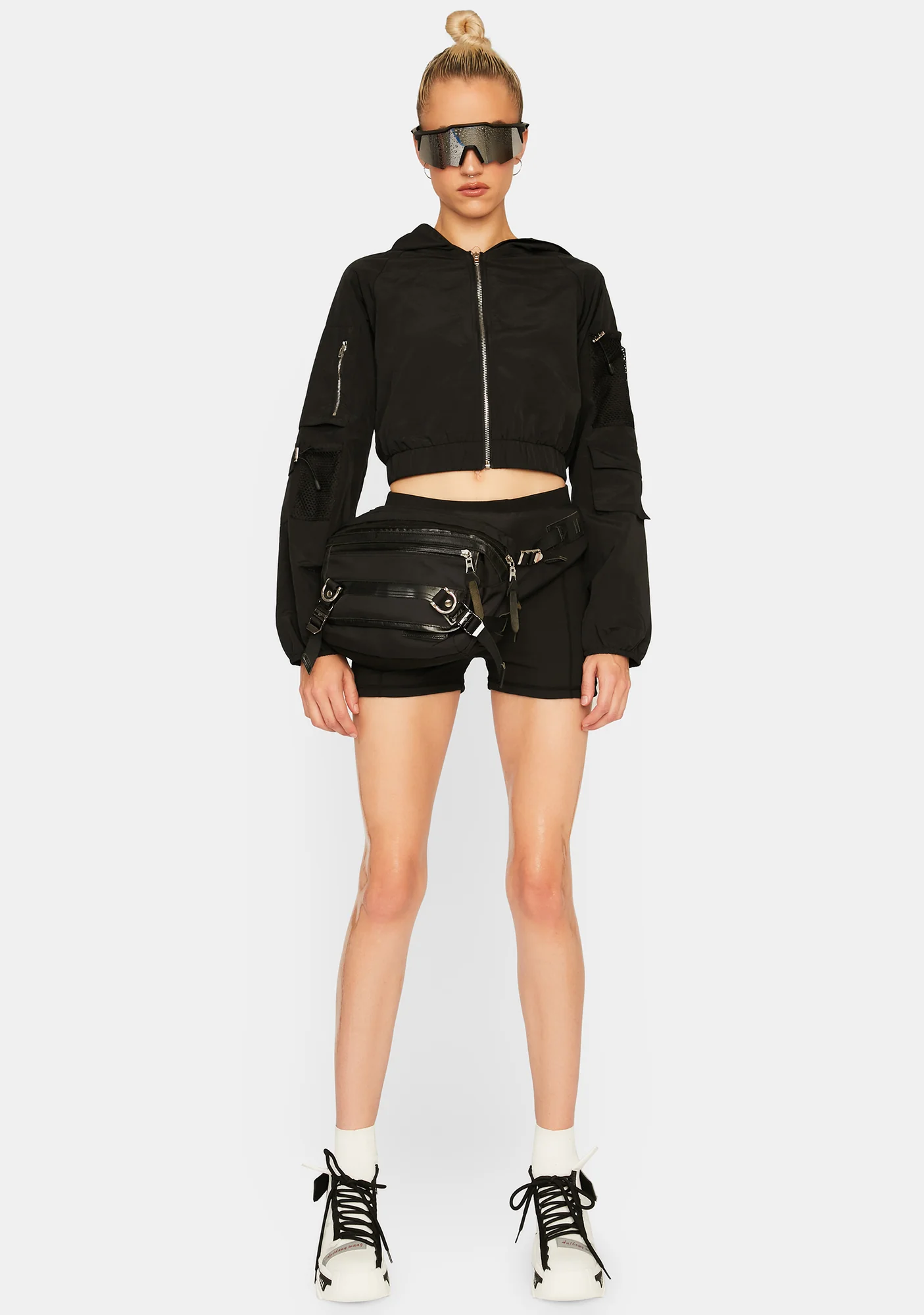 Danger Ahead Crop Jacket - Image 3