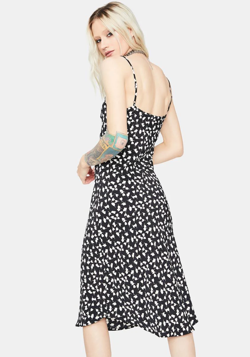 Dare To Dream Floral Midi Dress - Image 4