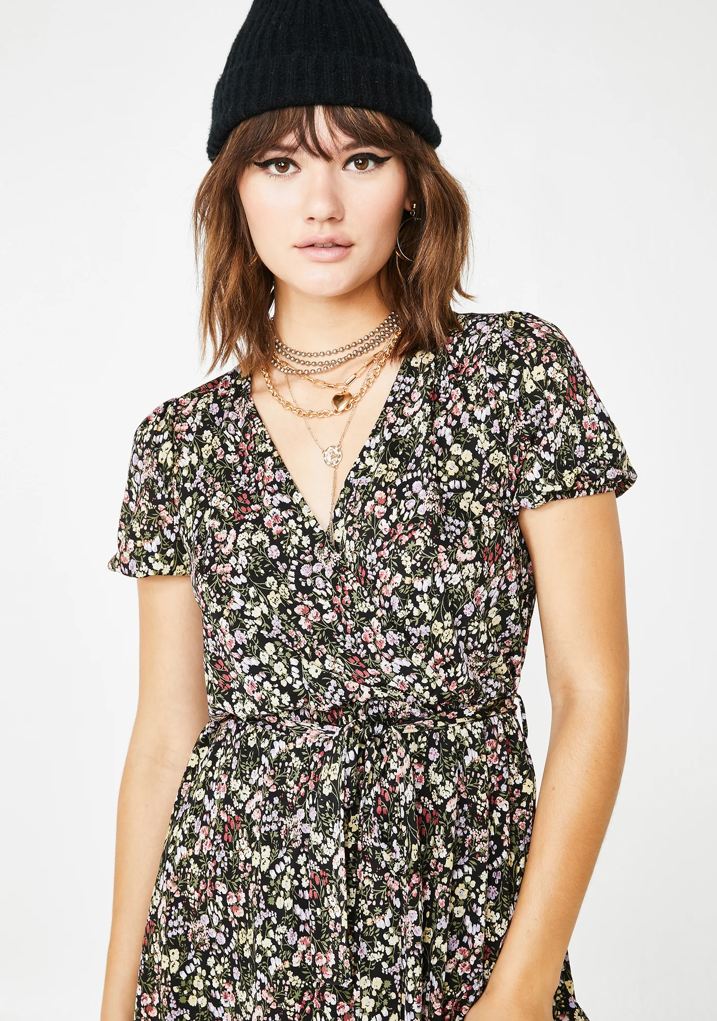 Dark Amazon Floral Dress - Image 2