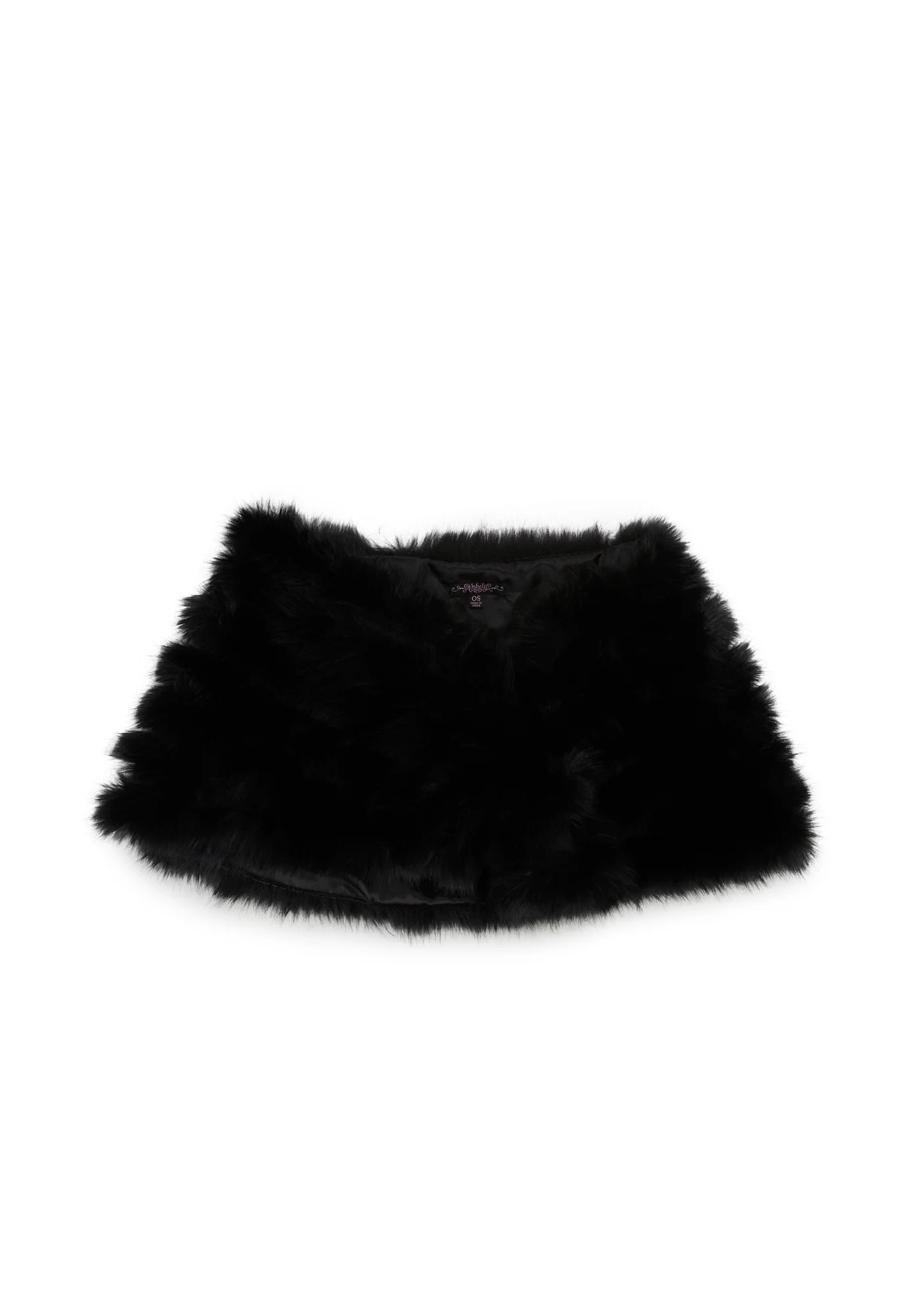 Dark Diva Faux Fur Shrug - Image 6