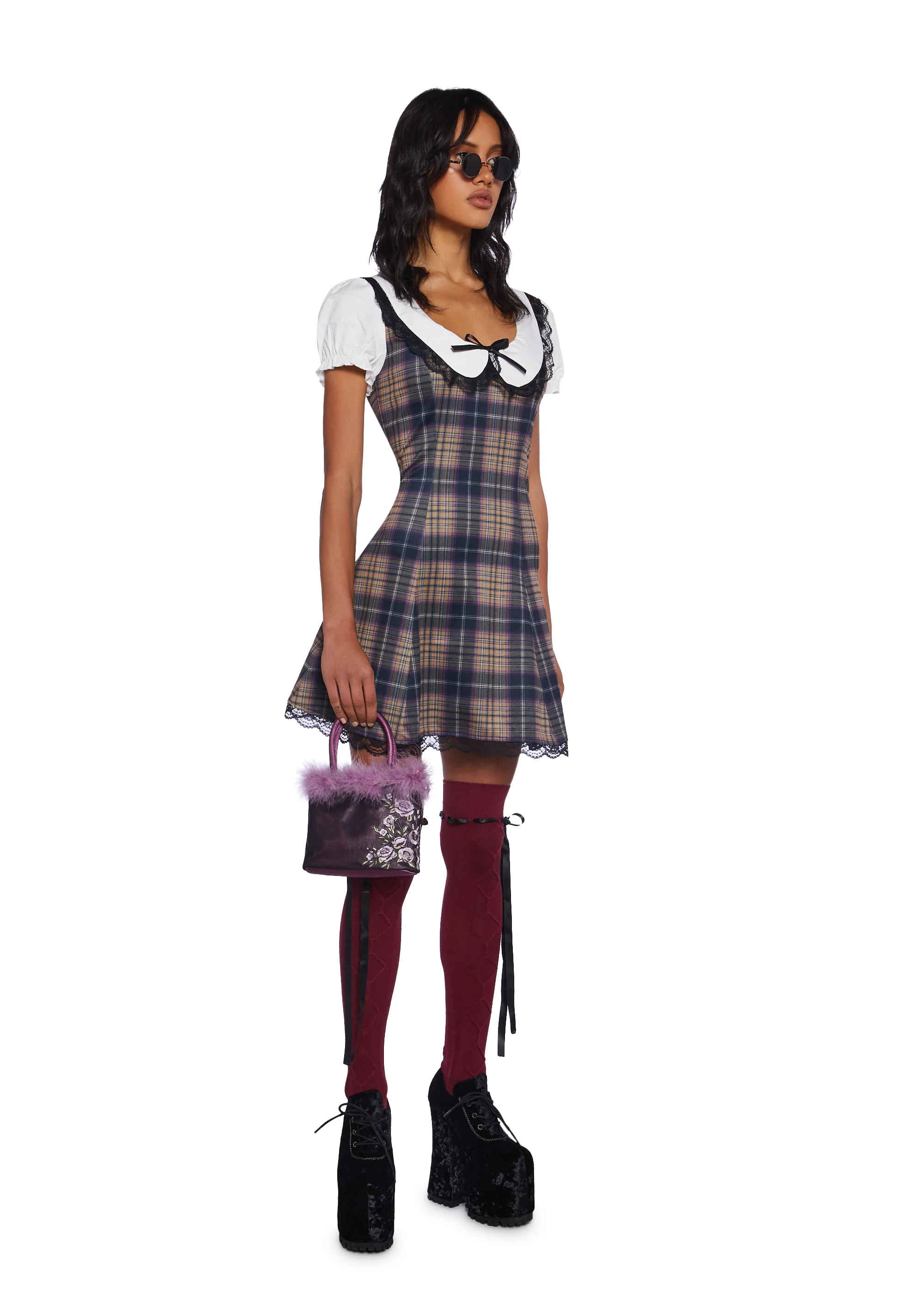Dark Halls Mini Dress - Image 2