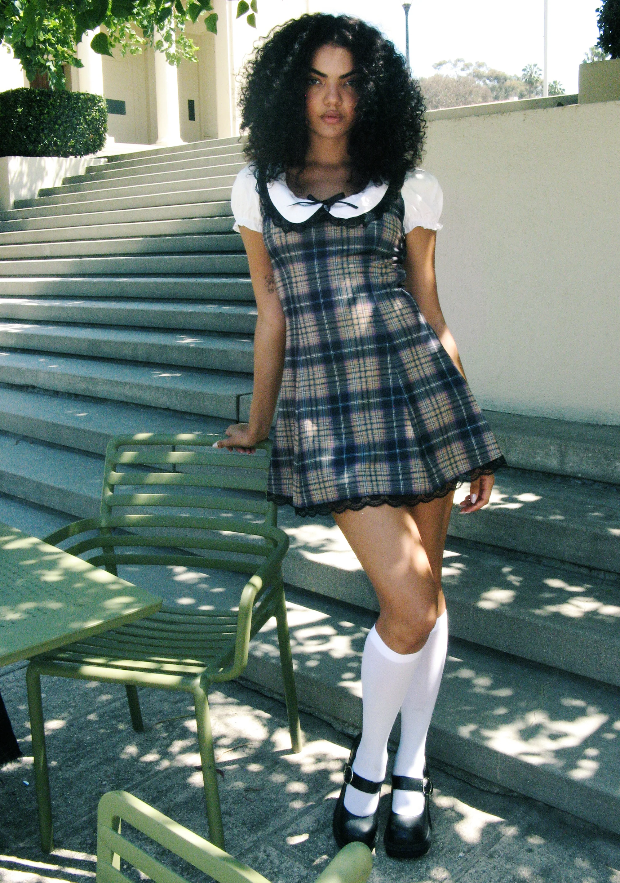 Dark Halls Mini Dress - Image 6