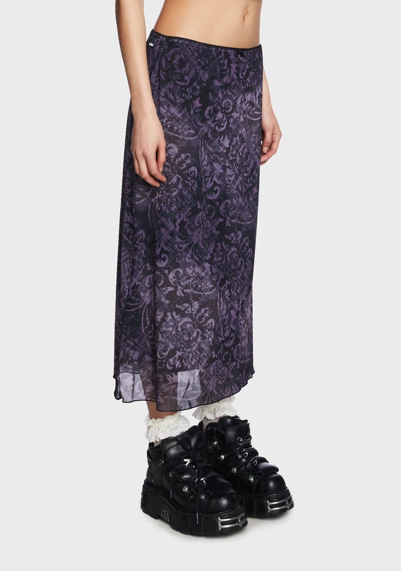 Dark Renaissance Mesh Skirt - Image 3