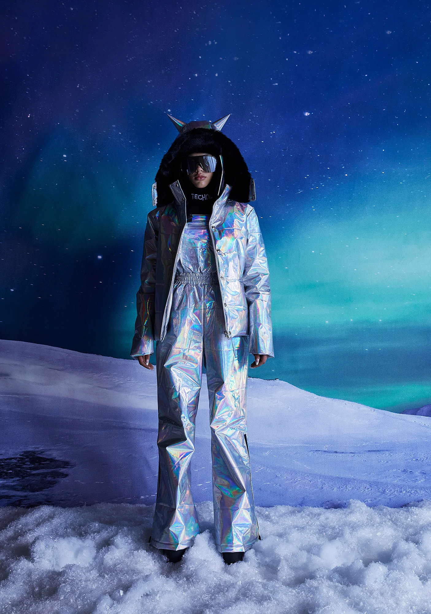 Dark Savage Signals Holographic Jumpsuit - Image 7
