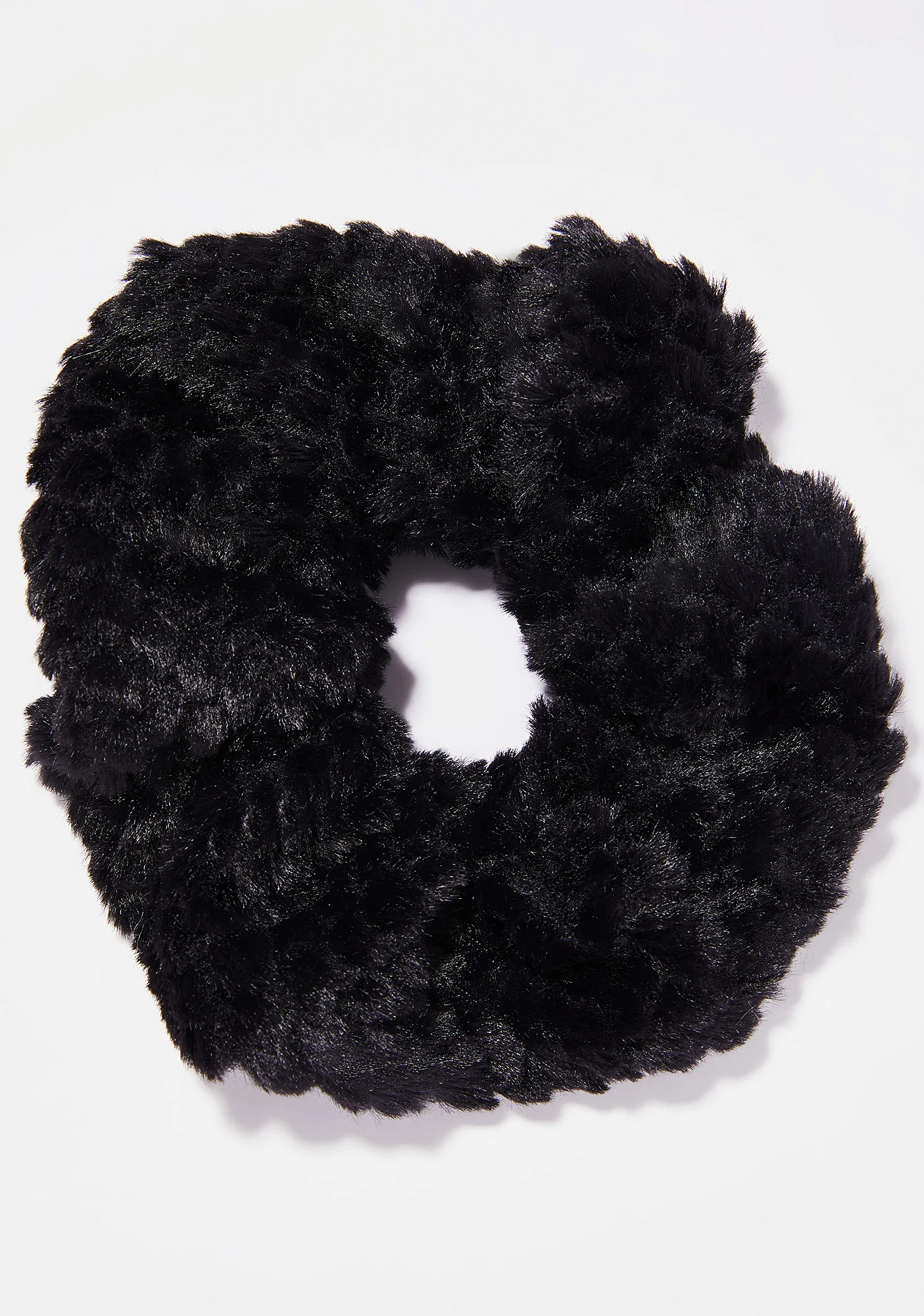 Dark Snow Fluff Scrunchie - Image 2