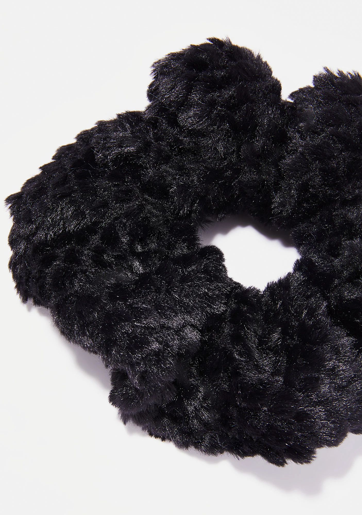 Dark Snow Fluff Scrunchie - Image 3