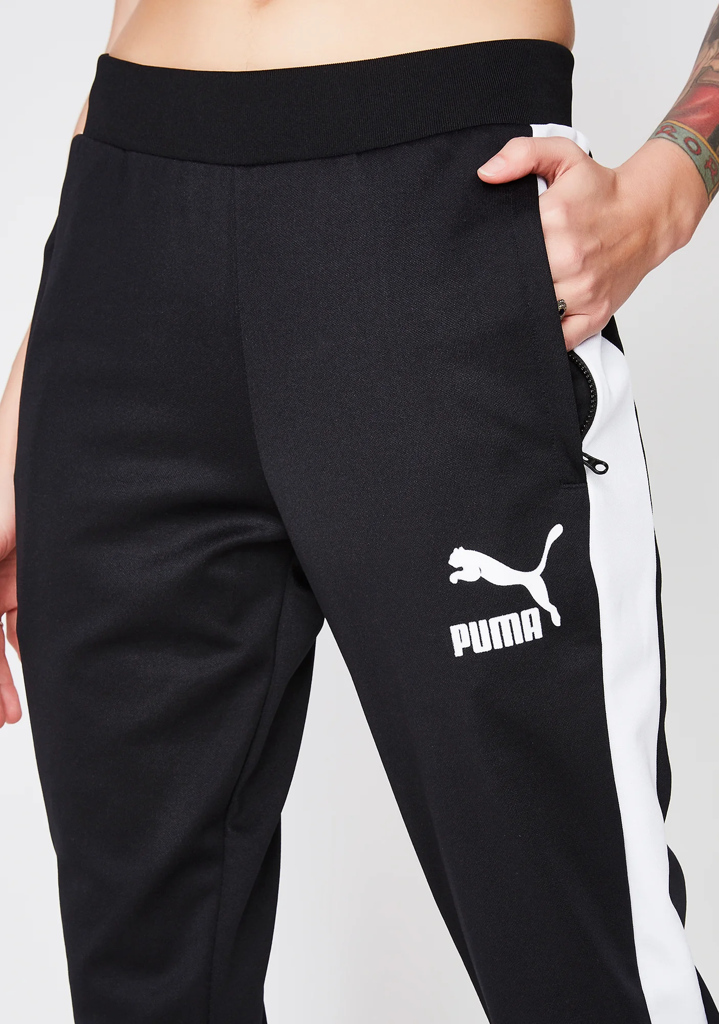 Dark T7 Vintage Track Pants - Image 2