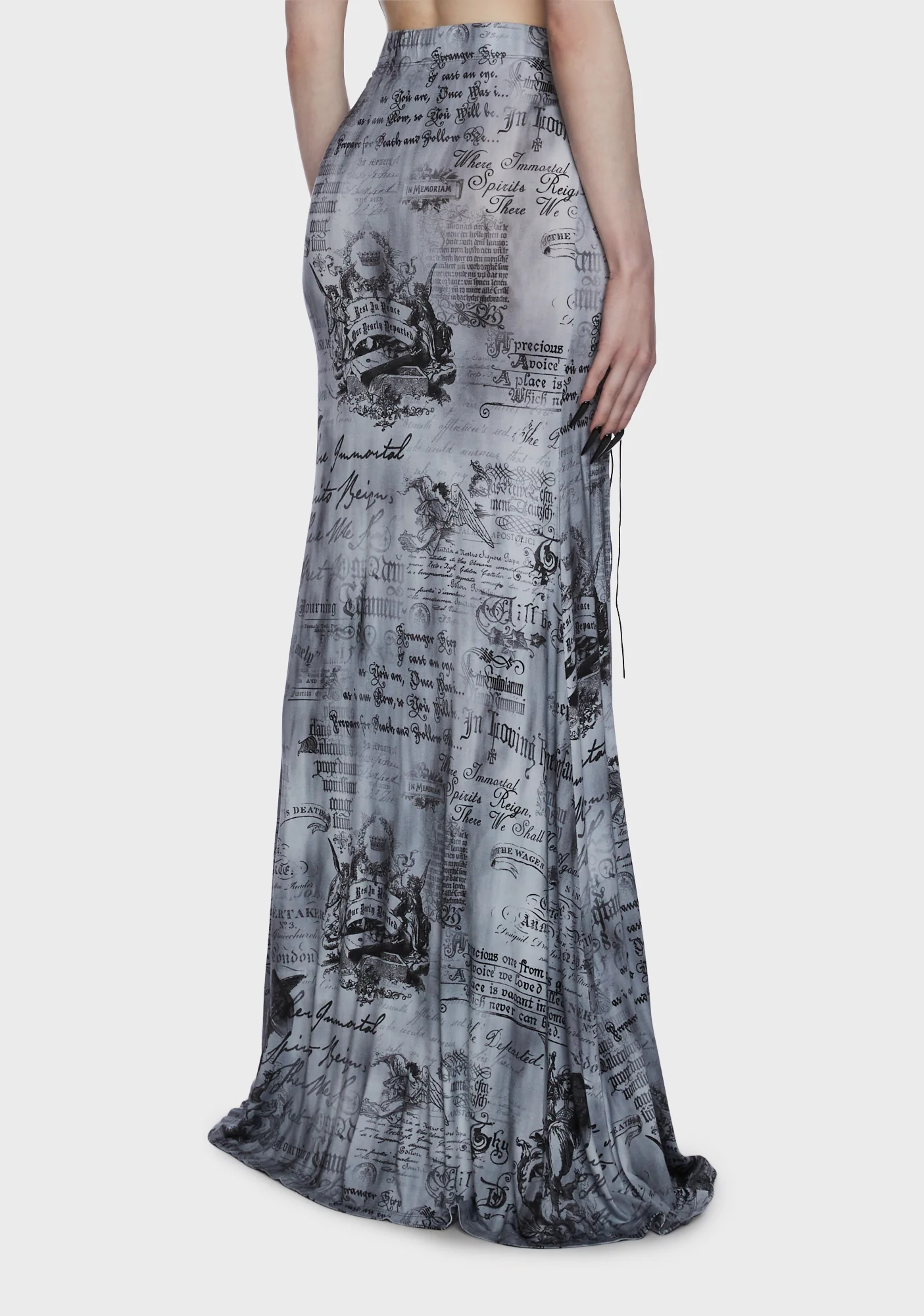 Dark Writings Maxi Skirt - Image 4