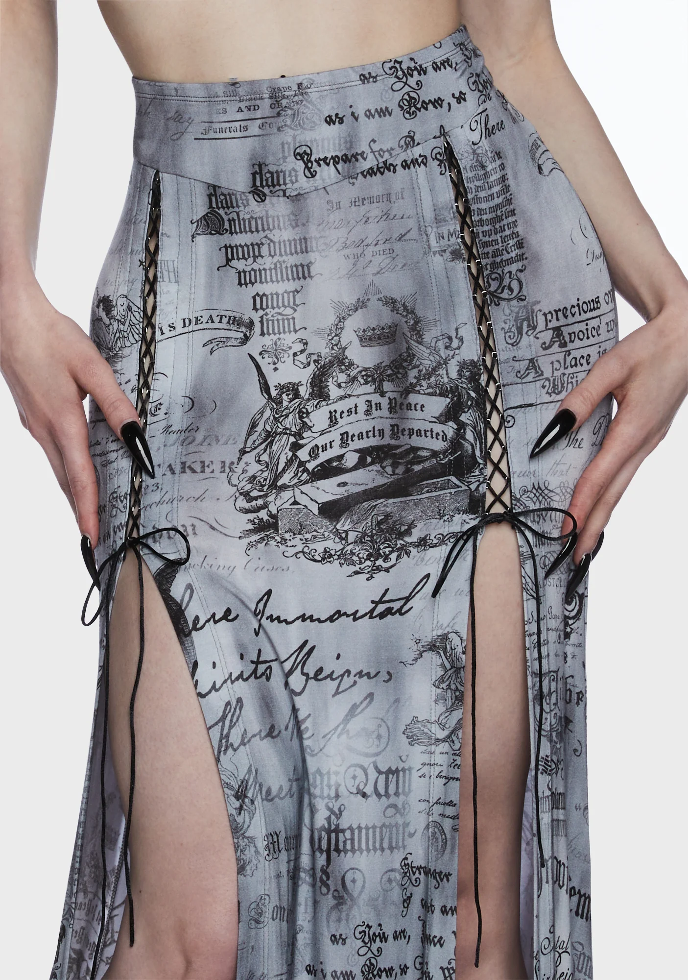Dark Writings Maxi Skirt - Image 5