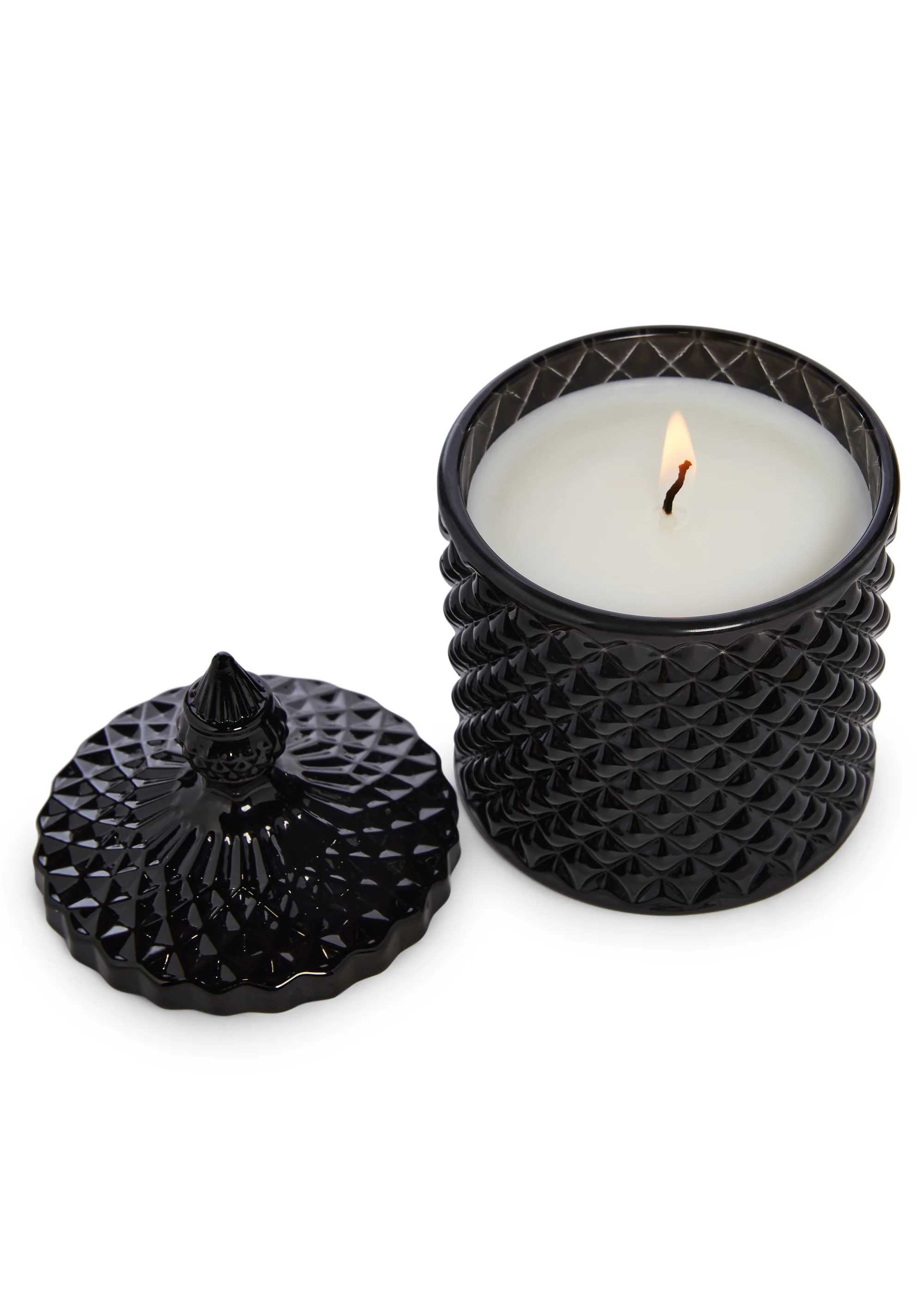 Darkest Night Glass Candle - Image 2