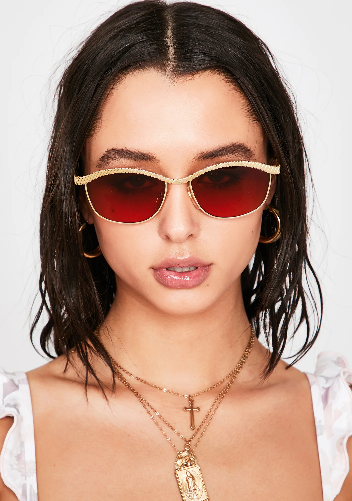 Dawn Gold Sunglasses - Image 4