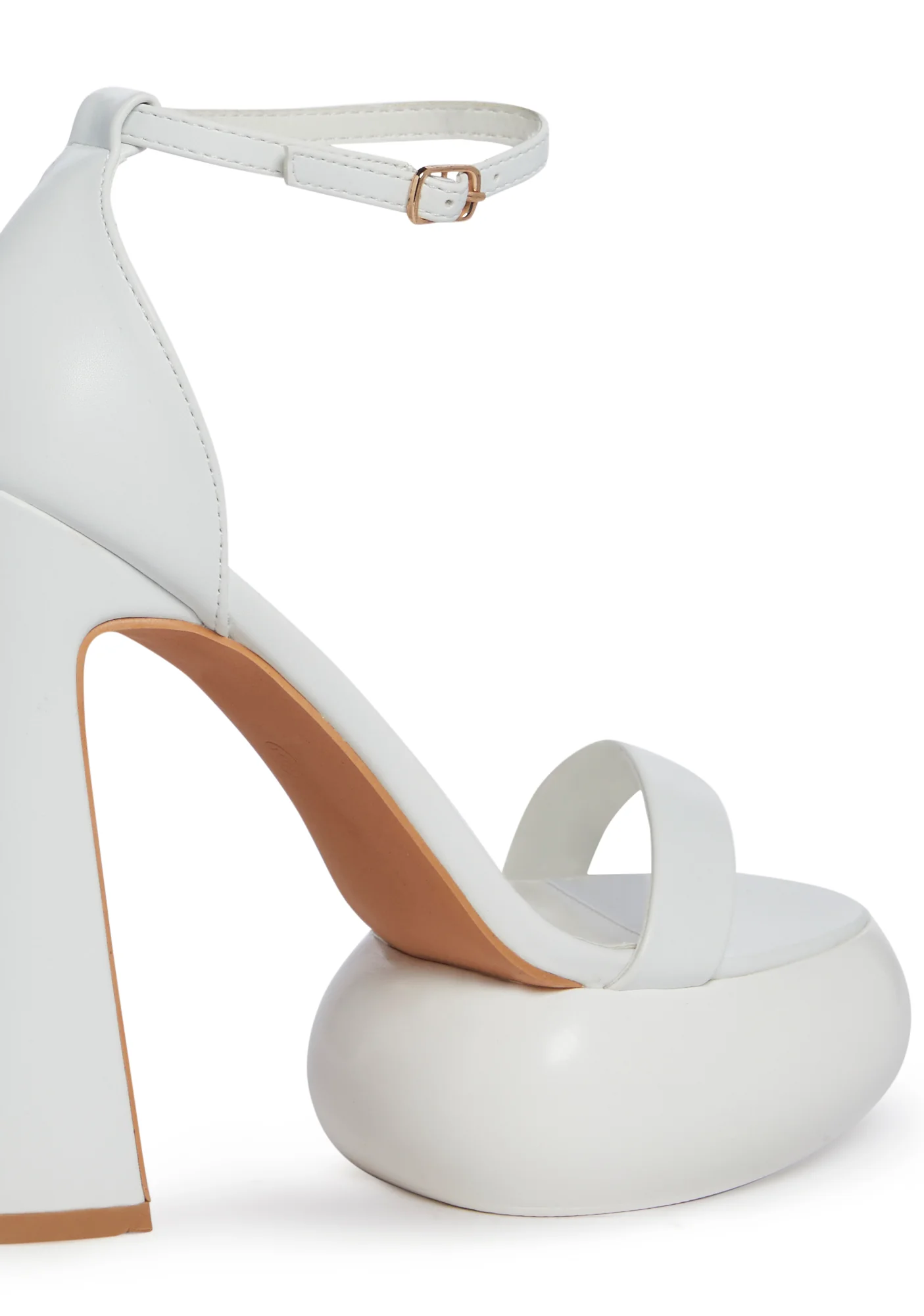 Dawn Platform Heels- White - Image 2
