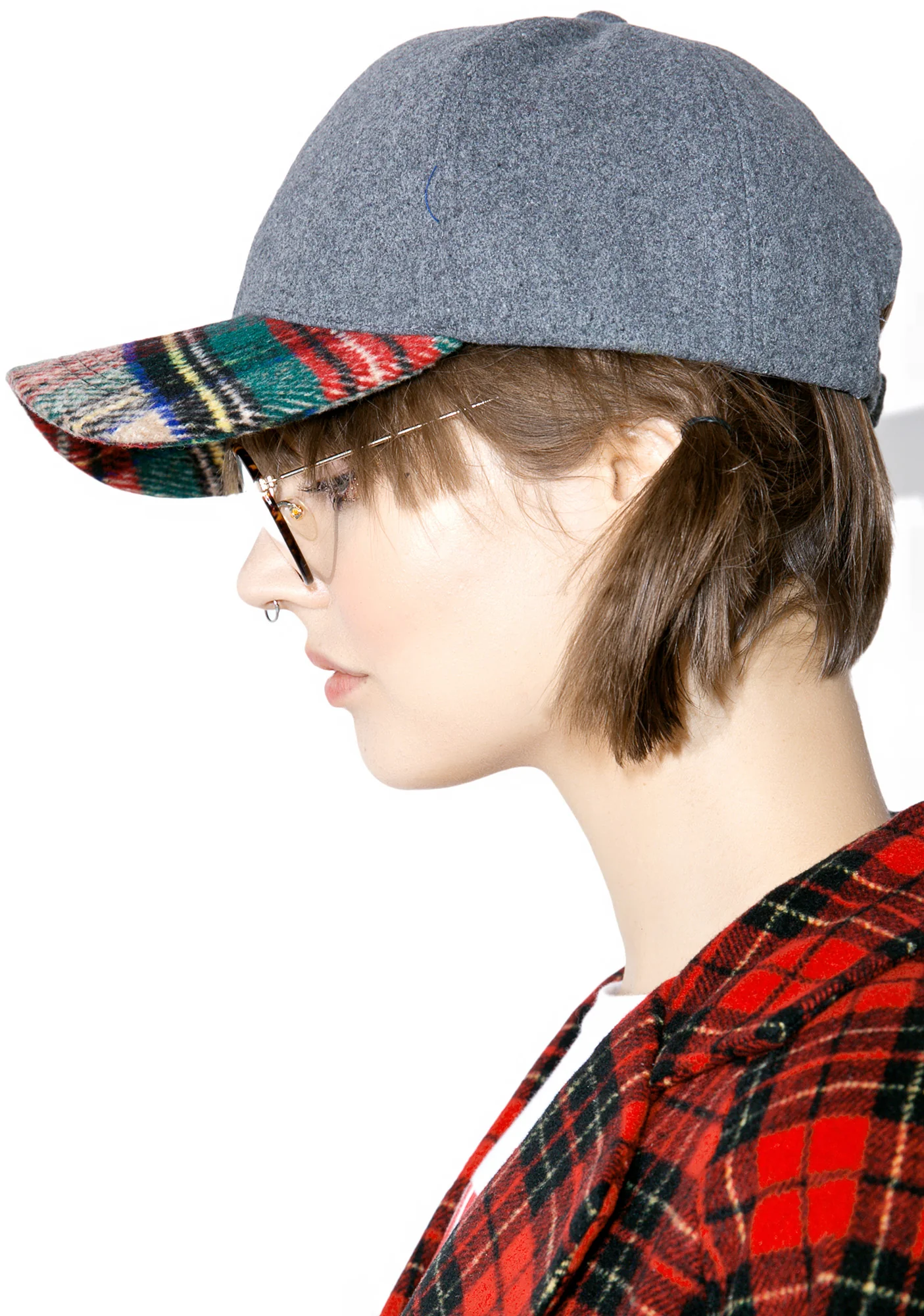 Daybreak Plaid Dad Hat - Image 3