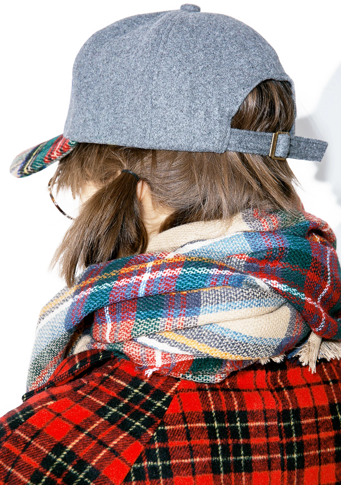 Daybreak Plaid Dad Hat - Image 4