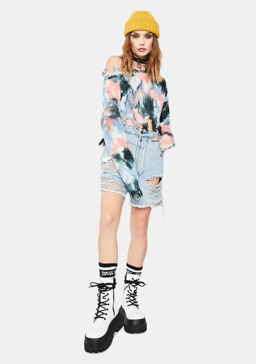 Dazed Realm Tie Dye Sweater - Image 3