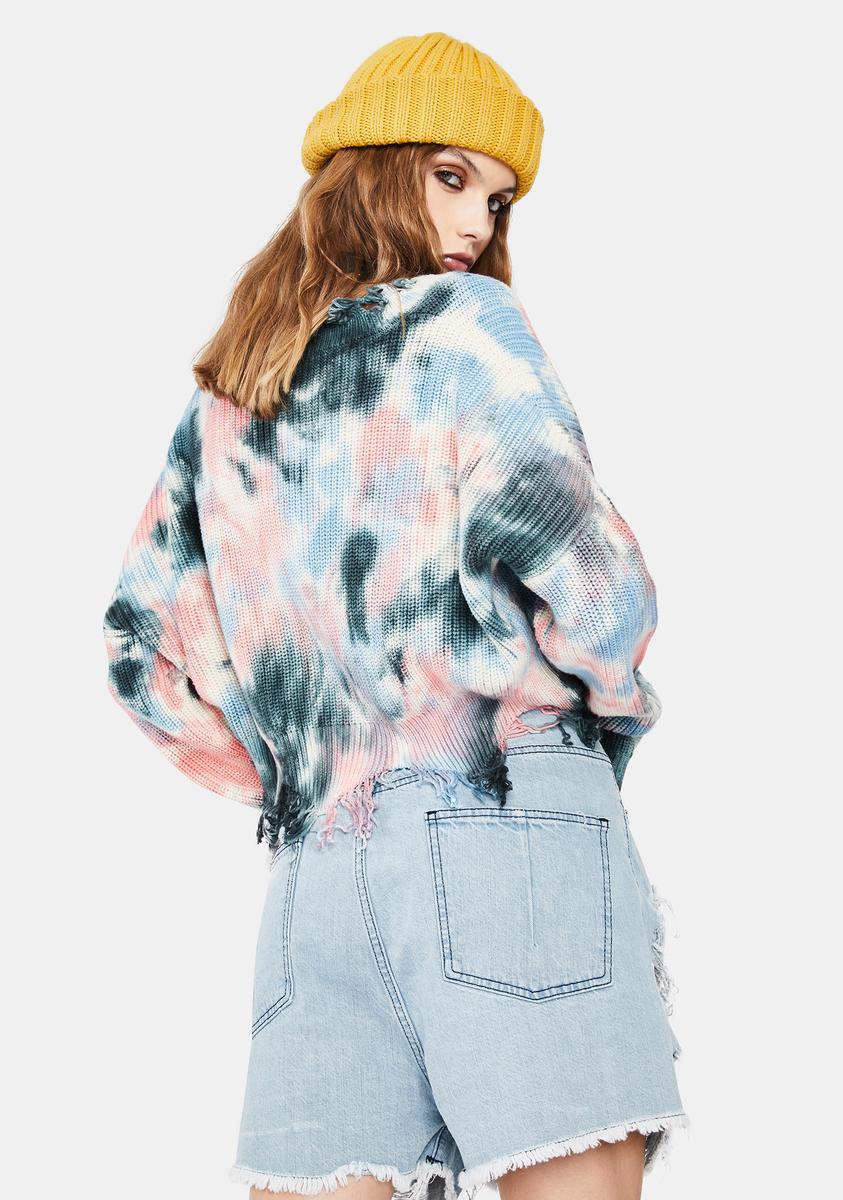 Dazed Realm Tie Dye Sweater - Image 4