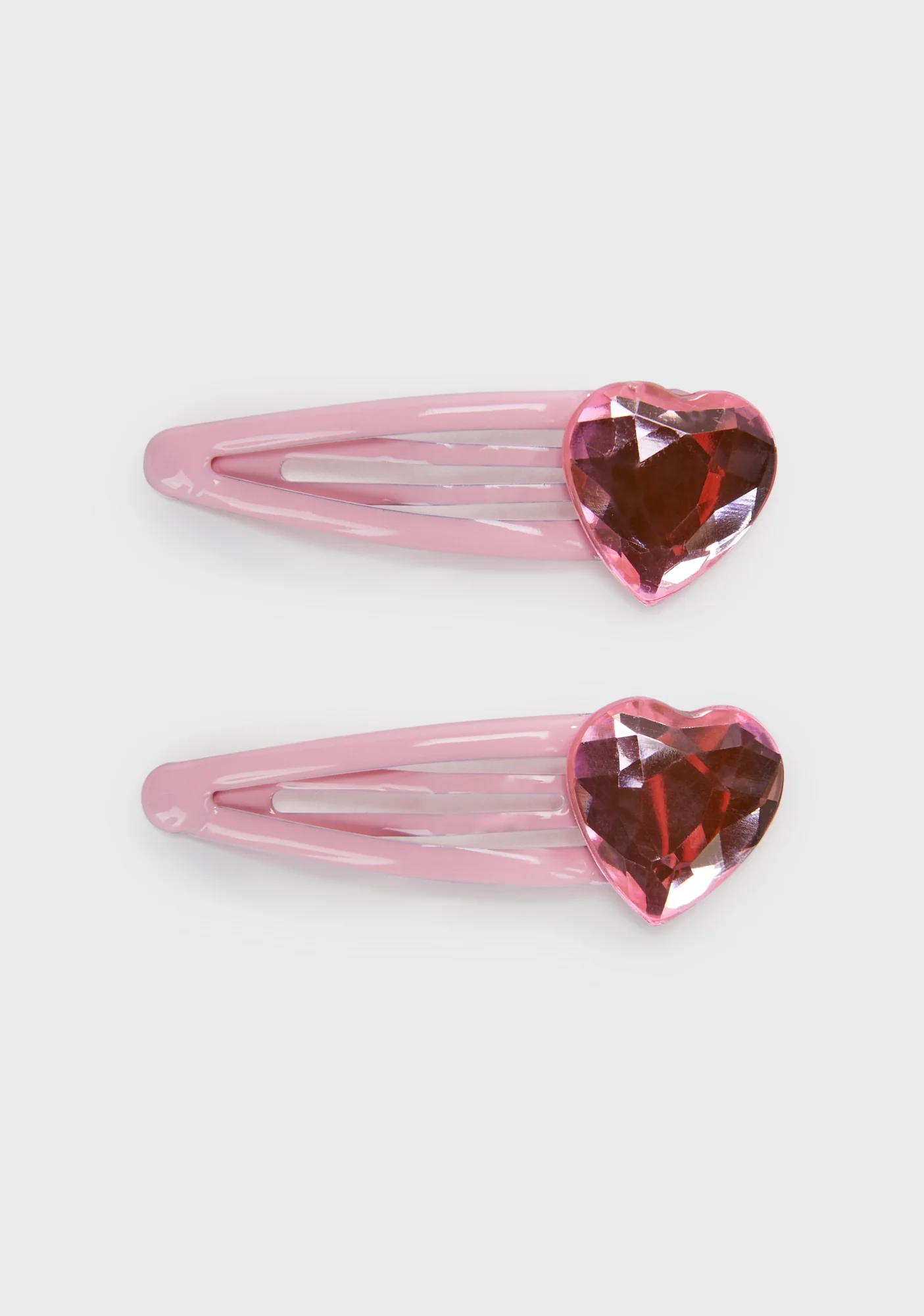 Dazzled Heart Hair Clips Set - Image 3