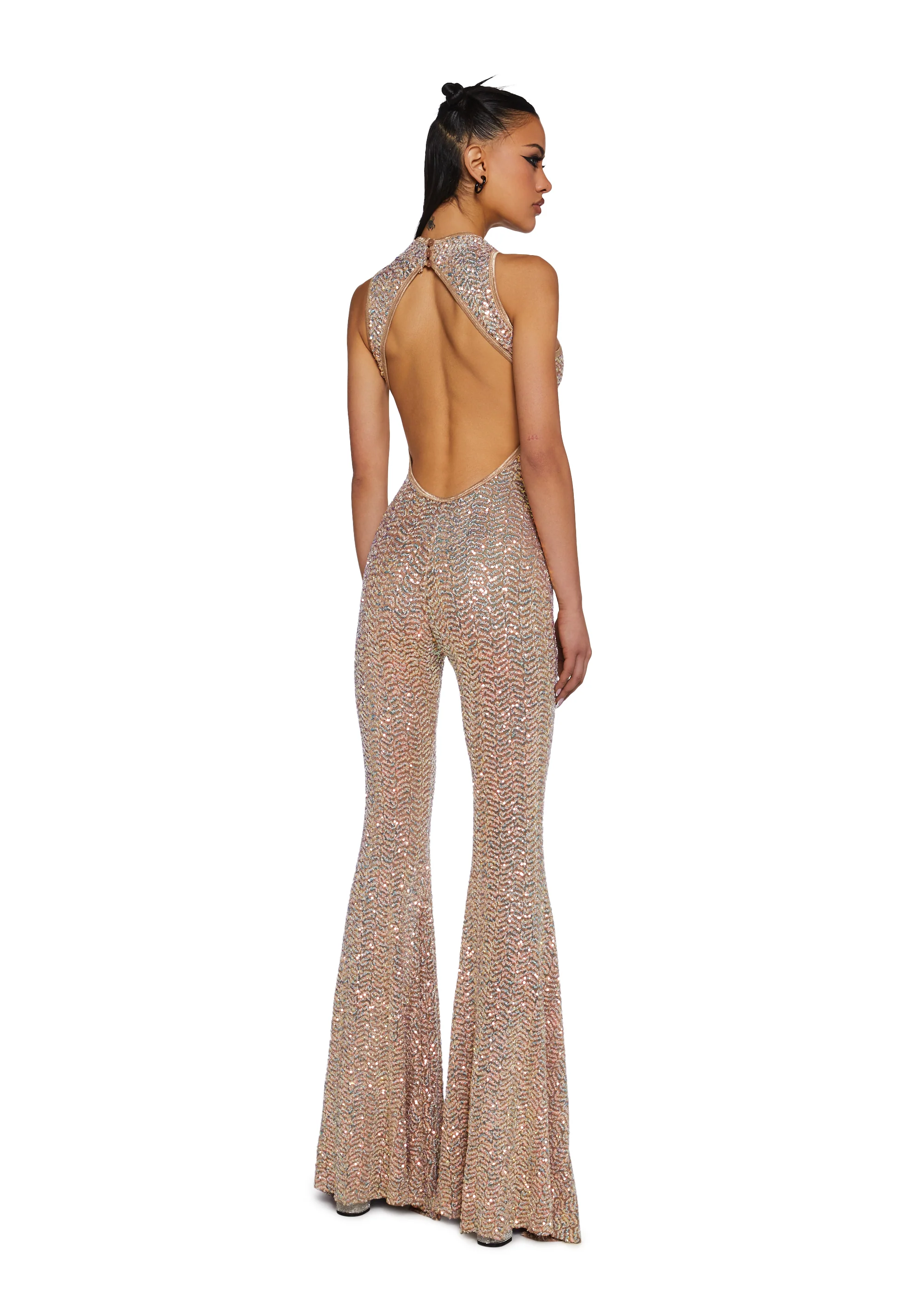 Dazzling Nights Sequin Jumpsuit - Image 3