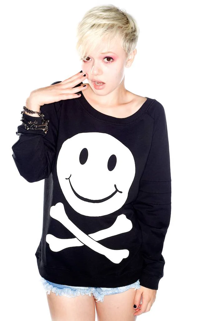 Dead 2 Me Smile Sweater - Image 2