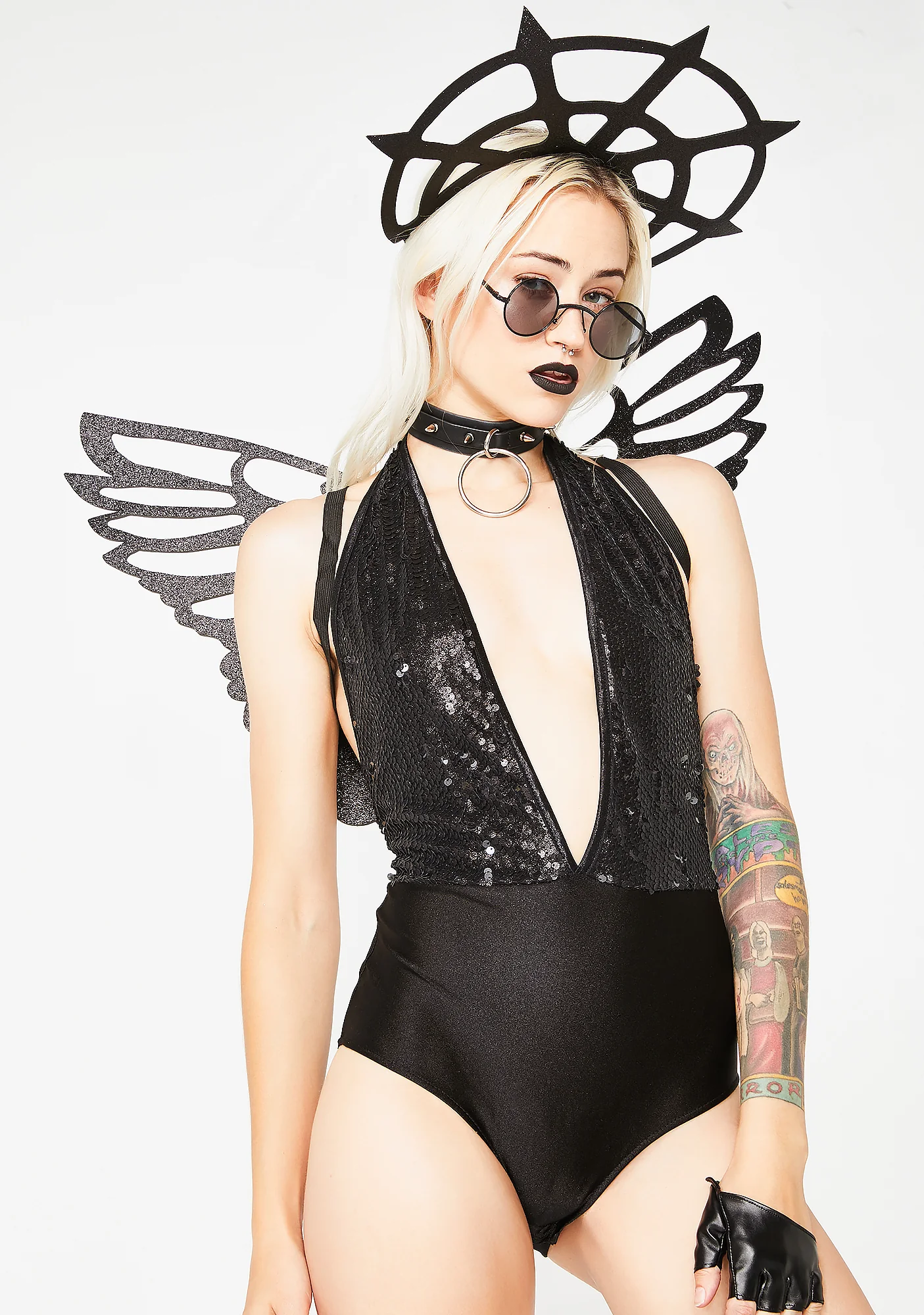 Dead Angels Sequin Bodysuit - Image 2