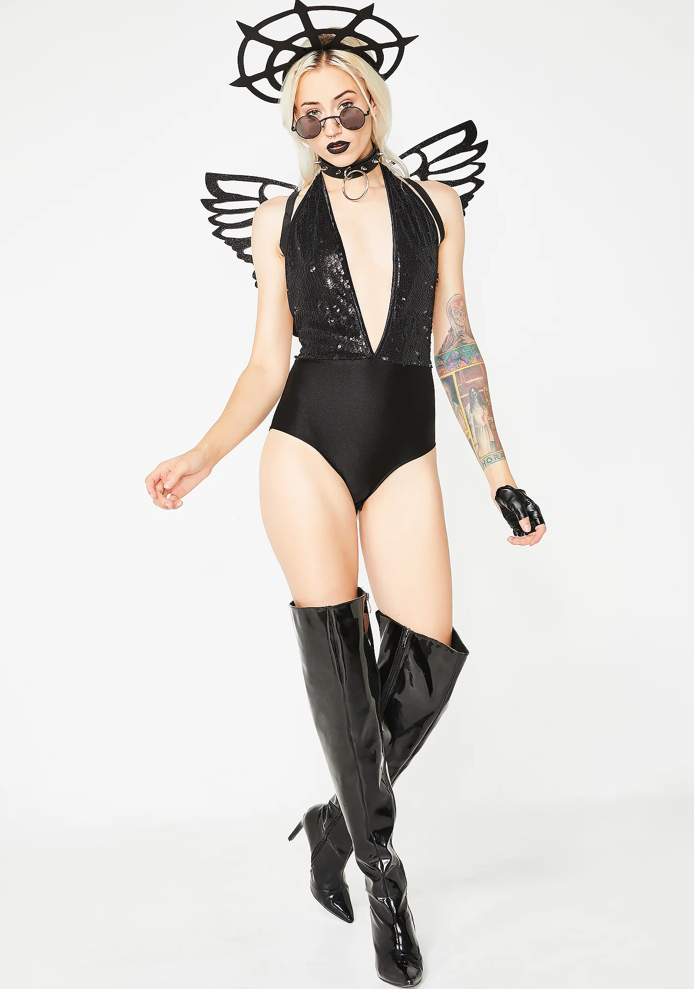 Dead Angels Sequin Bodysuit - Image 5