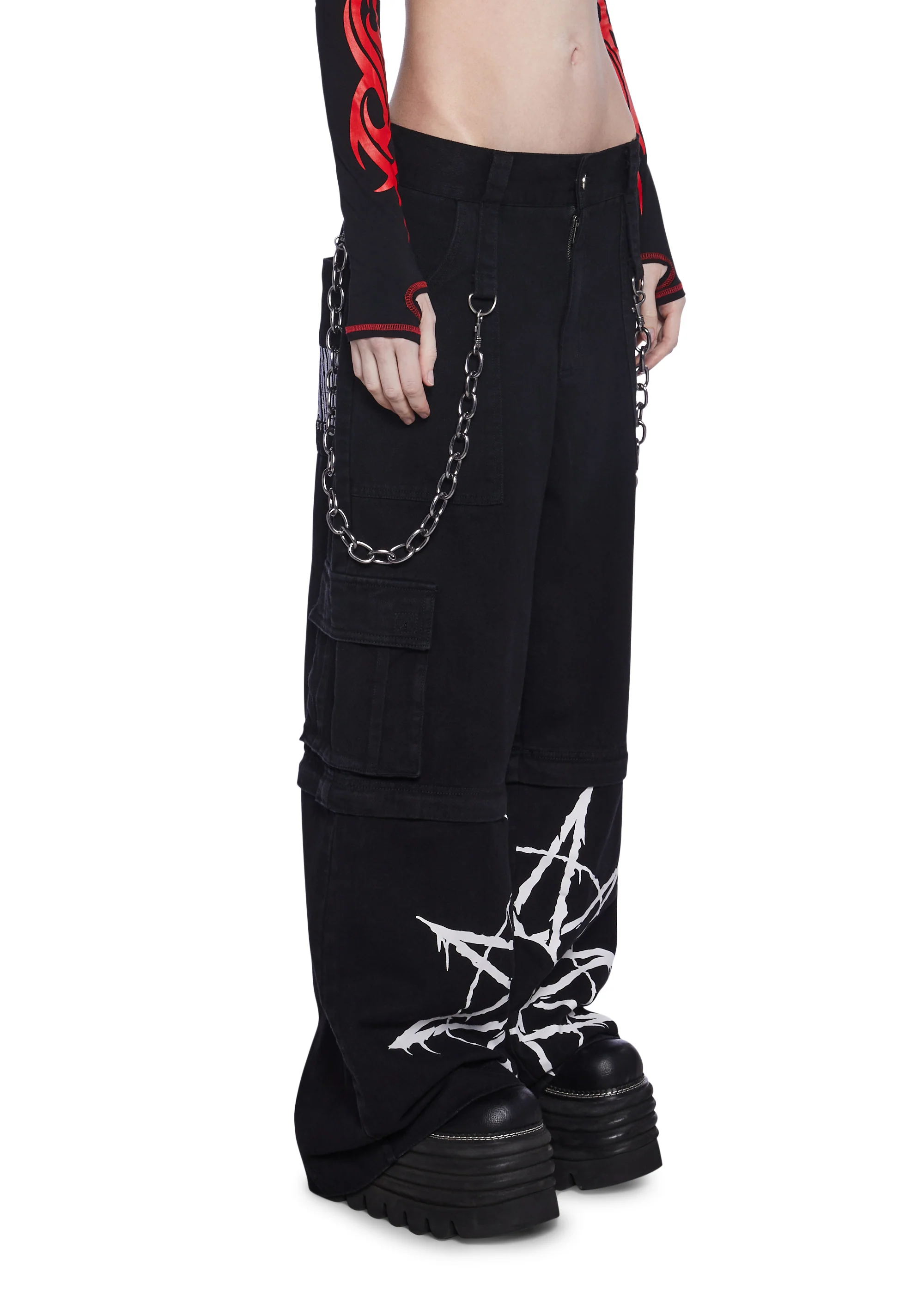 Dead Memories Wide Leg Pants - Image 3