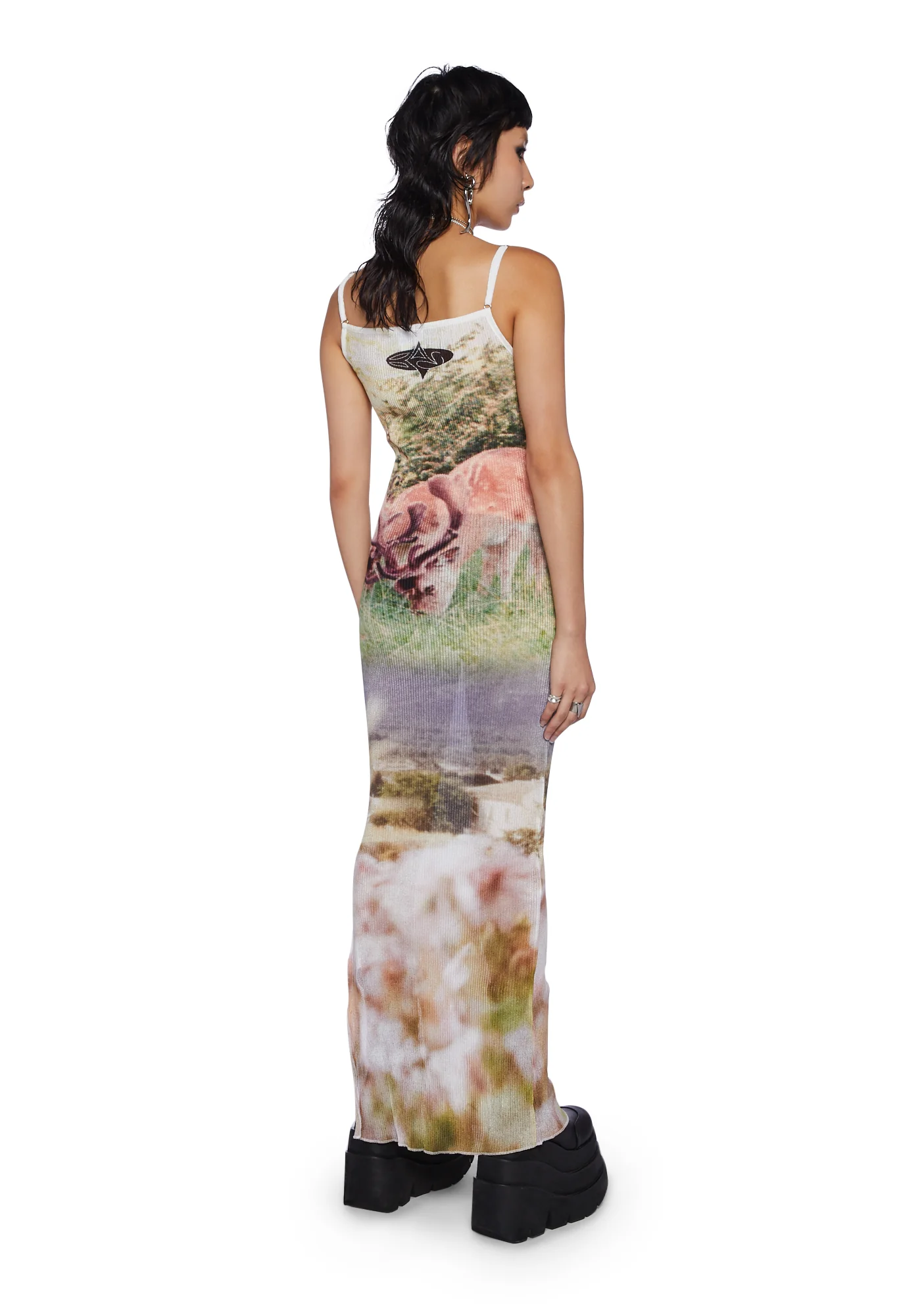 Dear Heaven Plisse Maxi Dress - Image 4