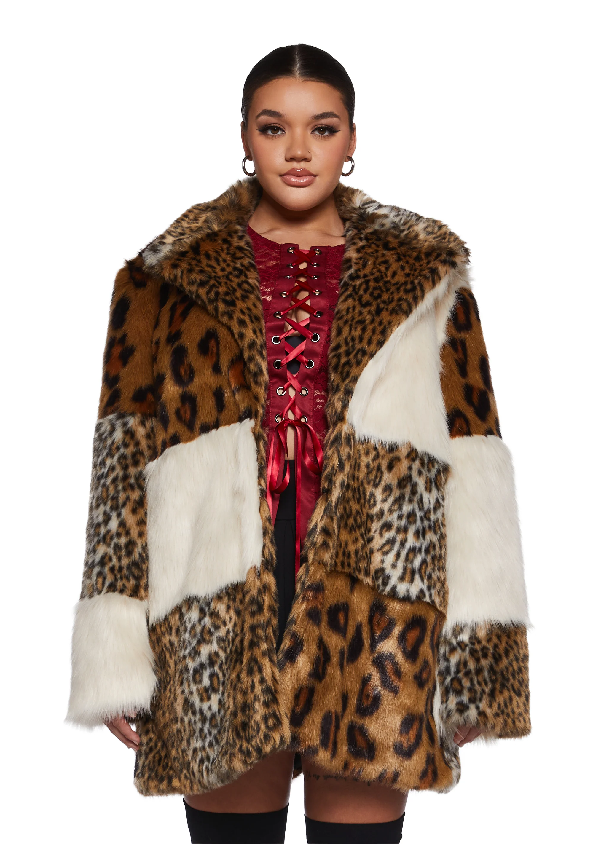Decadent Glamour Patchwork Coat - Image 14
