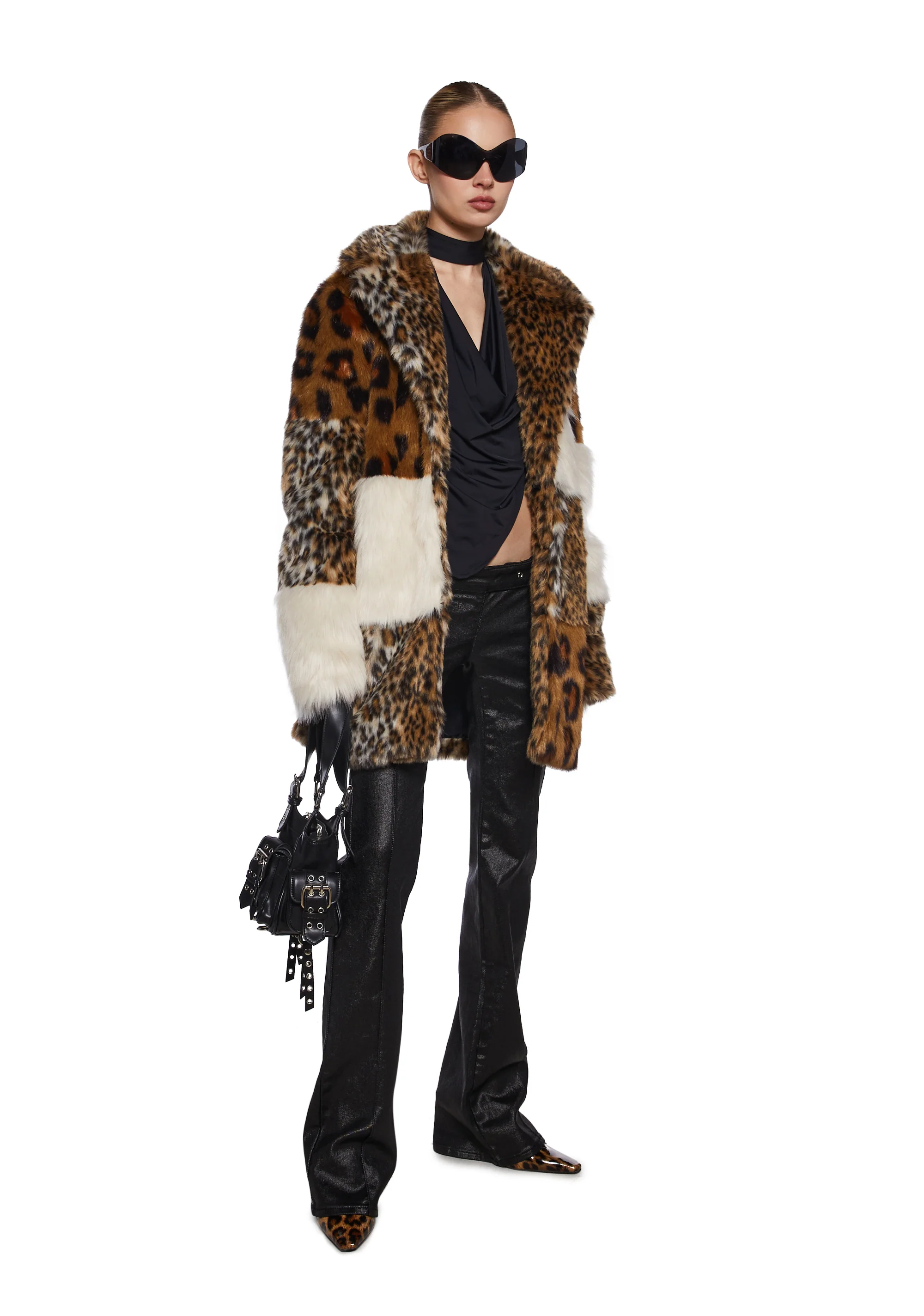 Decadent Glamour Patchwork Coat - Image 3