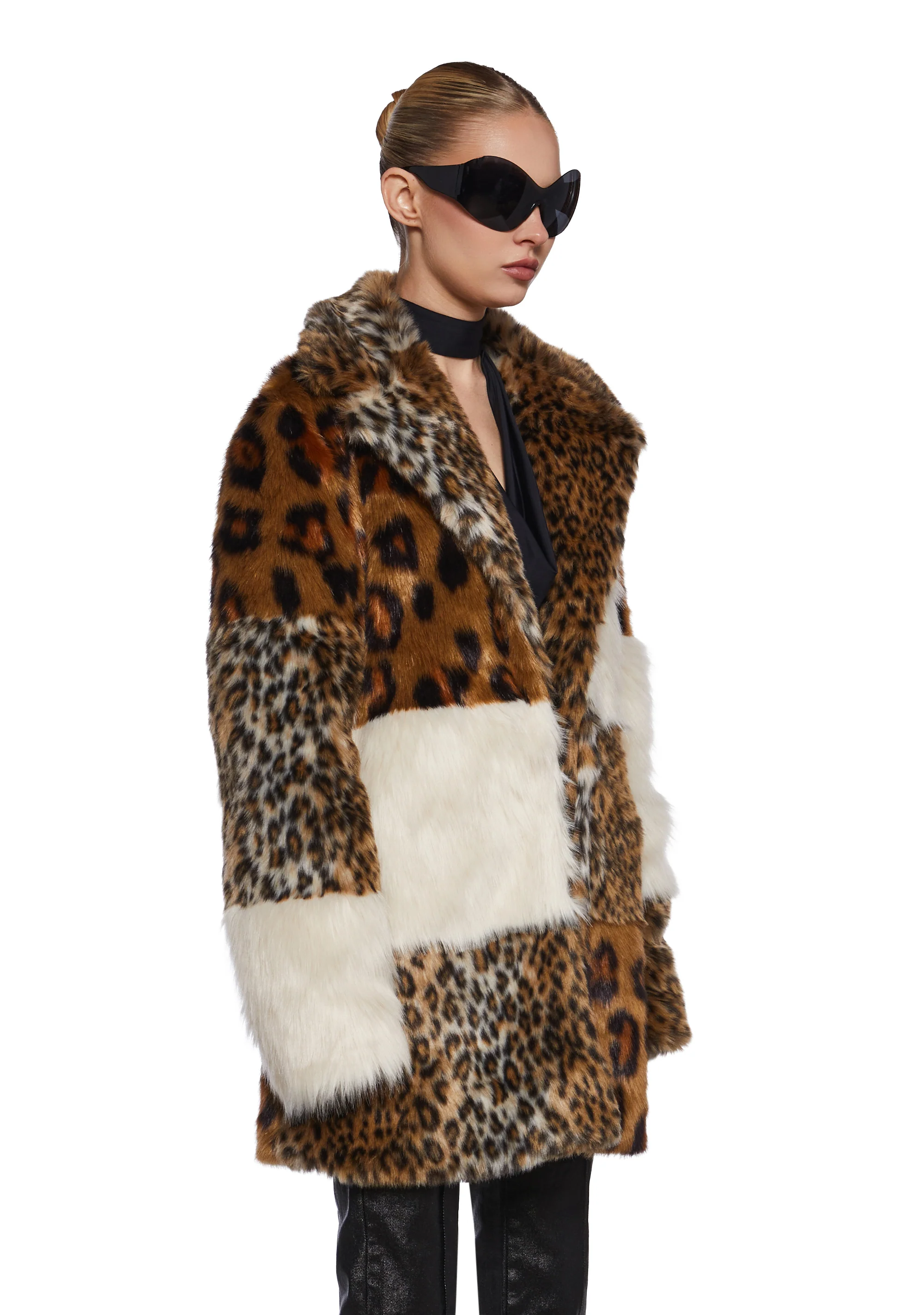 Decadent Glamour Patchwork Coat - Image 4