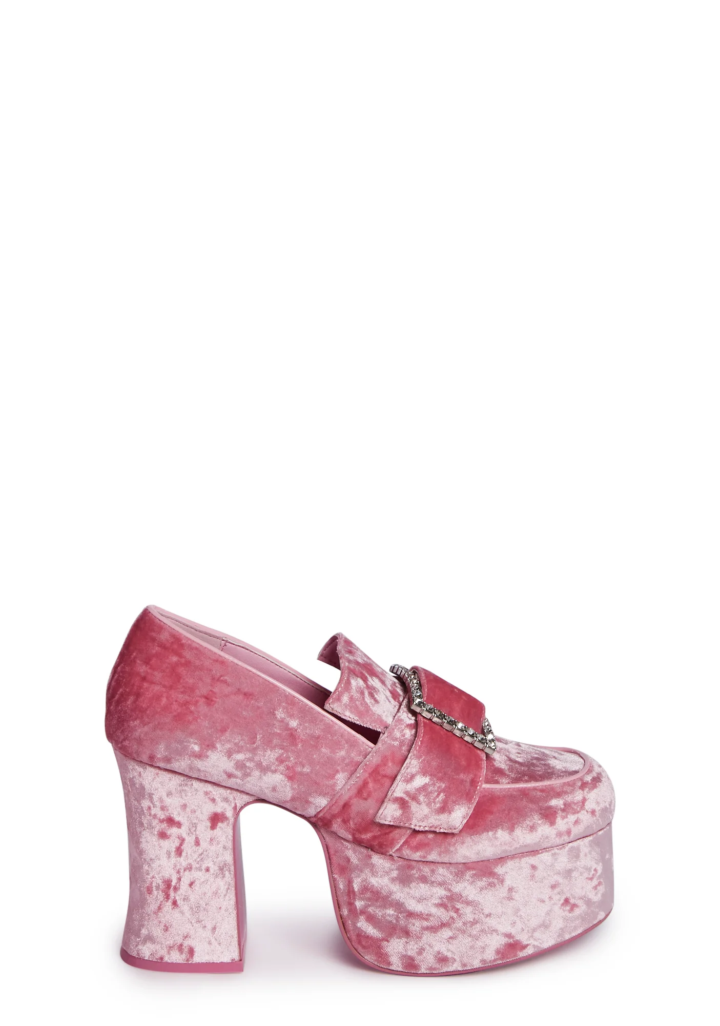 Deelite Qrystal Oxford Platforms - Pink