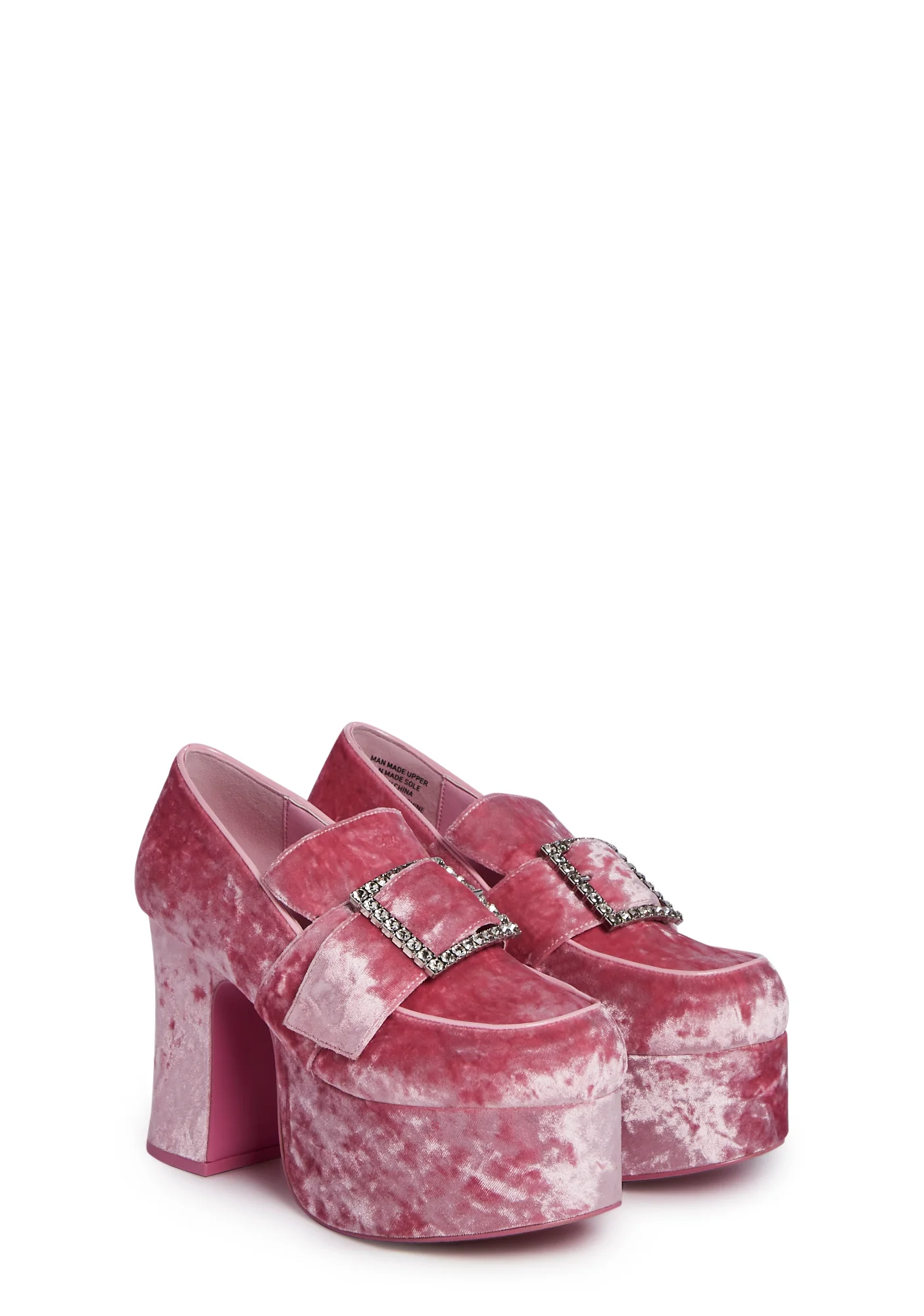 Deelite Qrystal Oxford Platforms - Pink - Image 3