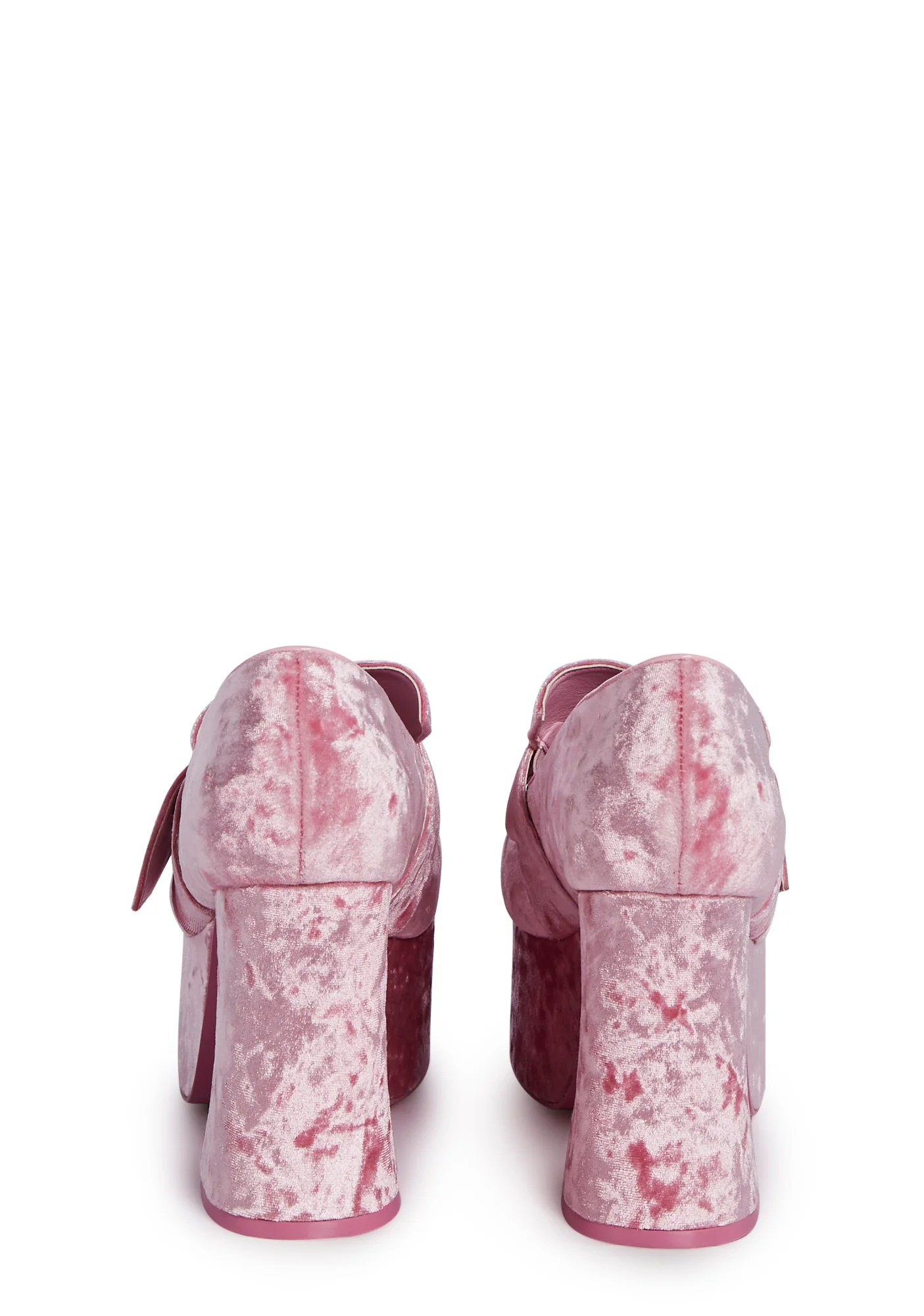 Deelite Qrystal Oxford Platforms - Pink - Image 4