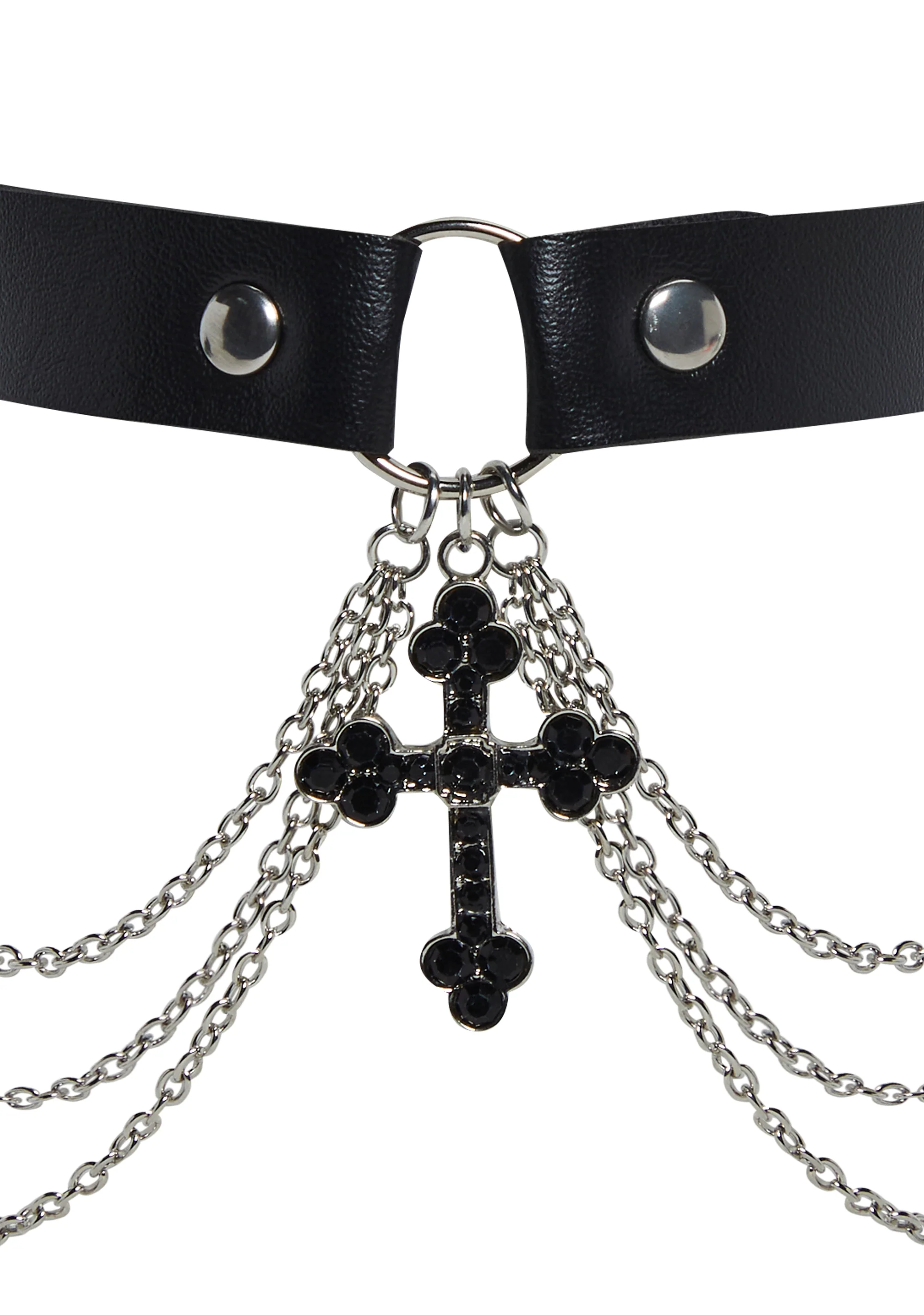 Deep Devotion Cross Choker - Image 2