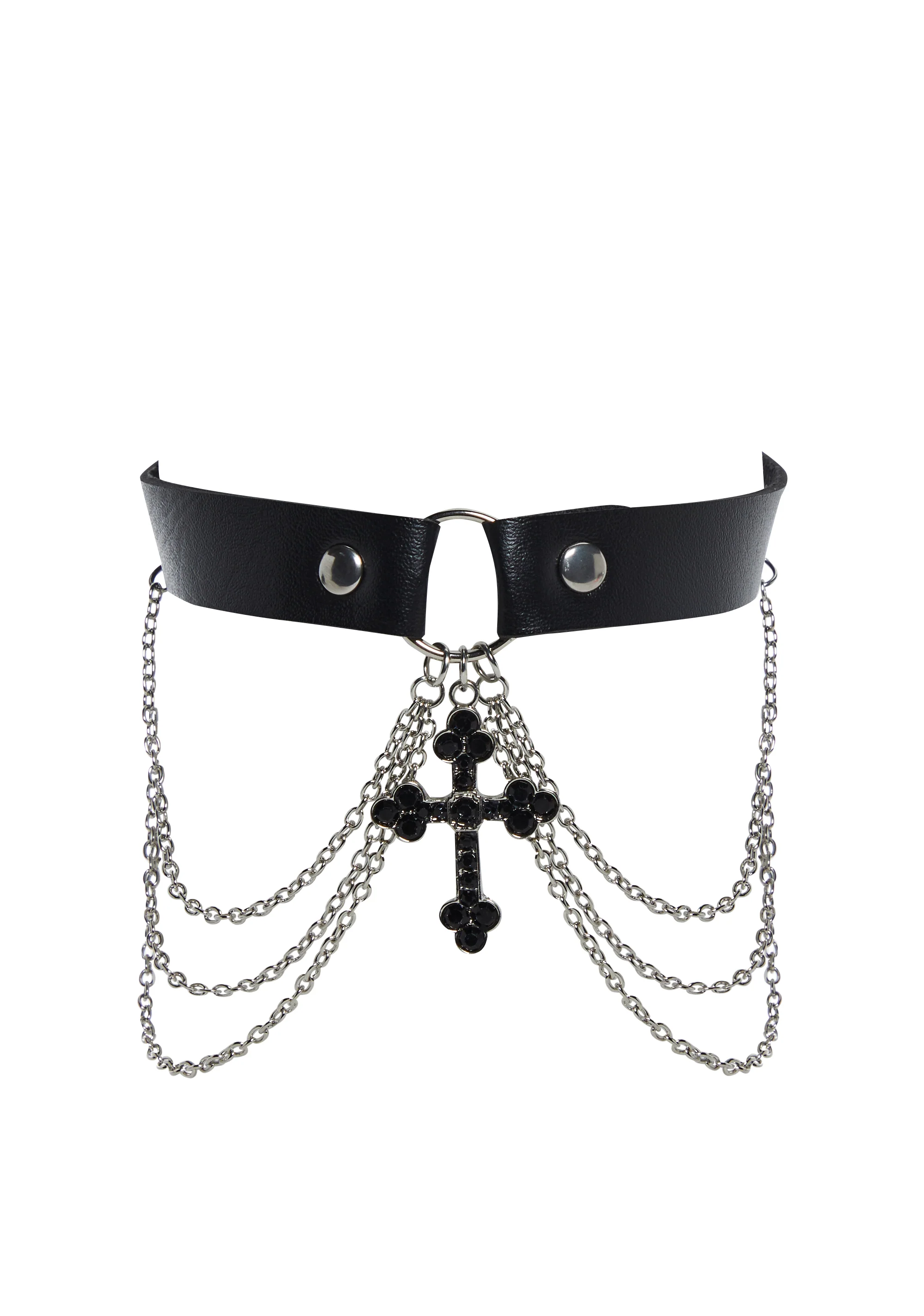 Deep Devotion Cross Choker - Image 3