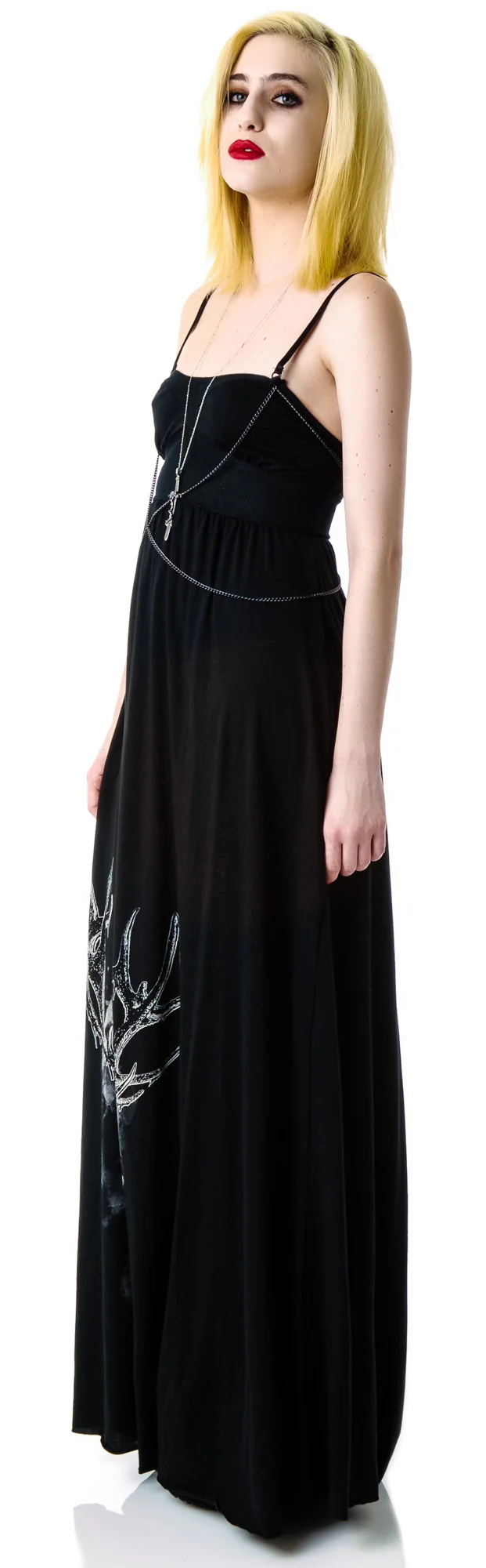 Deer Chain Harness Maxi Dress - Image 5
