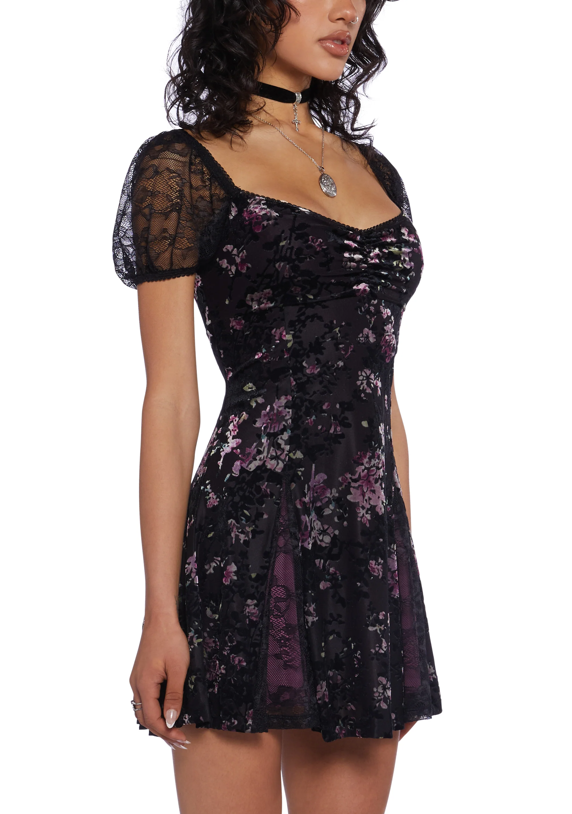 Defiant Love Mini Dress - Purple - Image 5