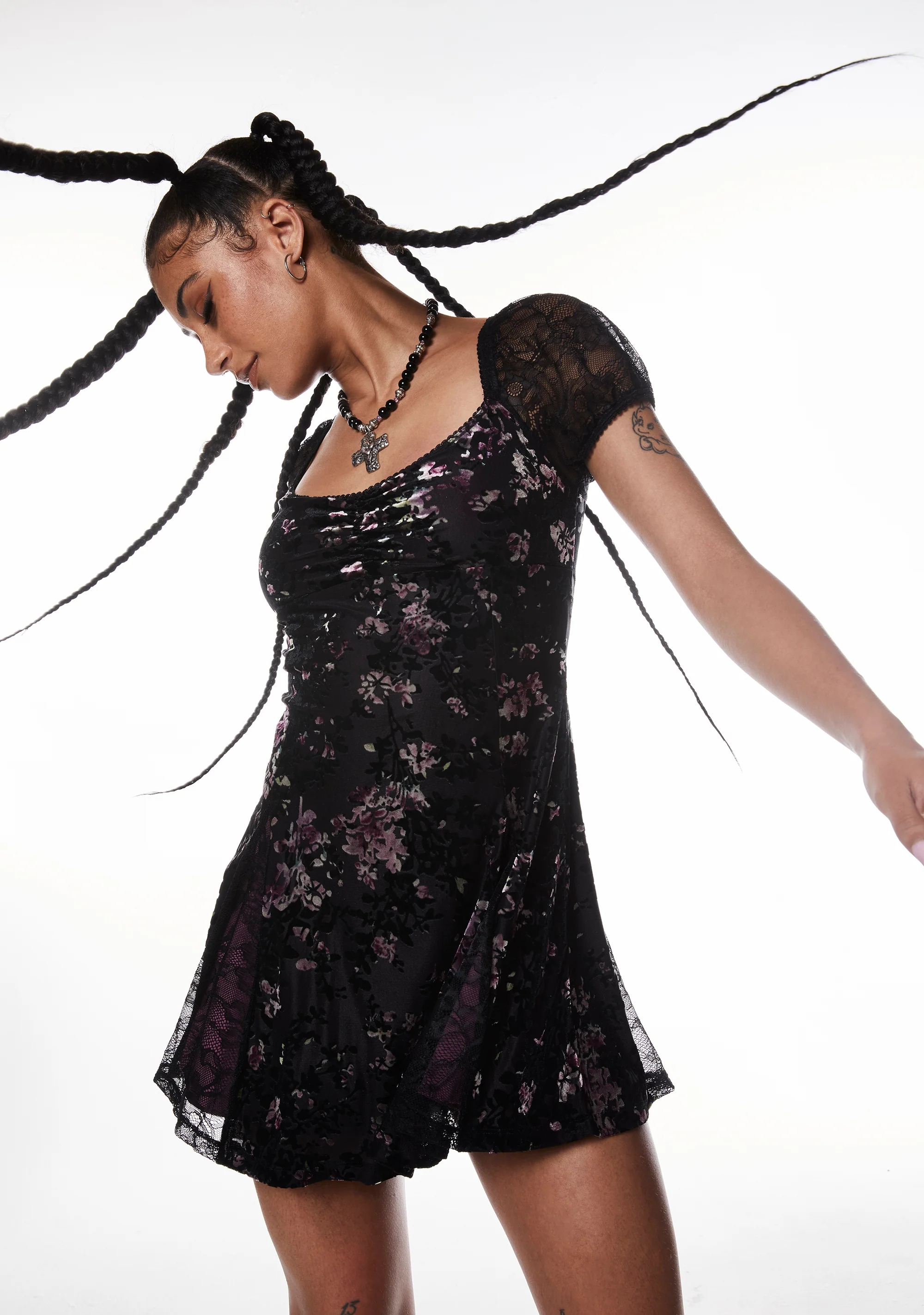 Defiant Love Mini Dress - Purple - Image 6