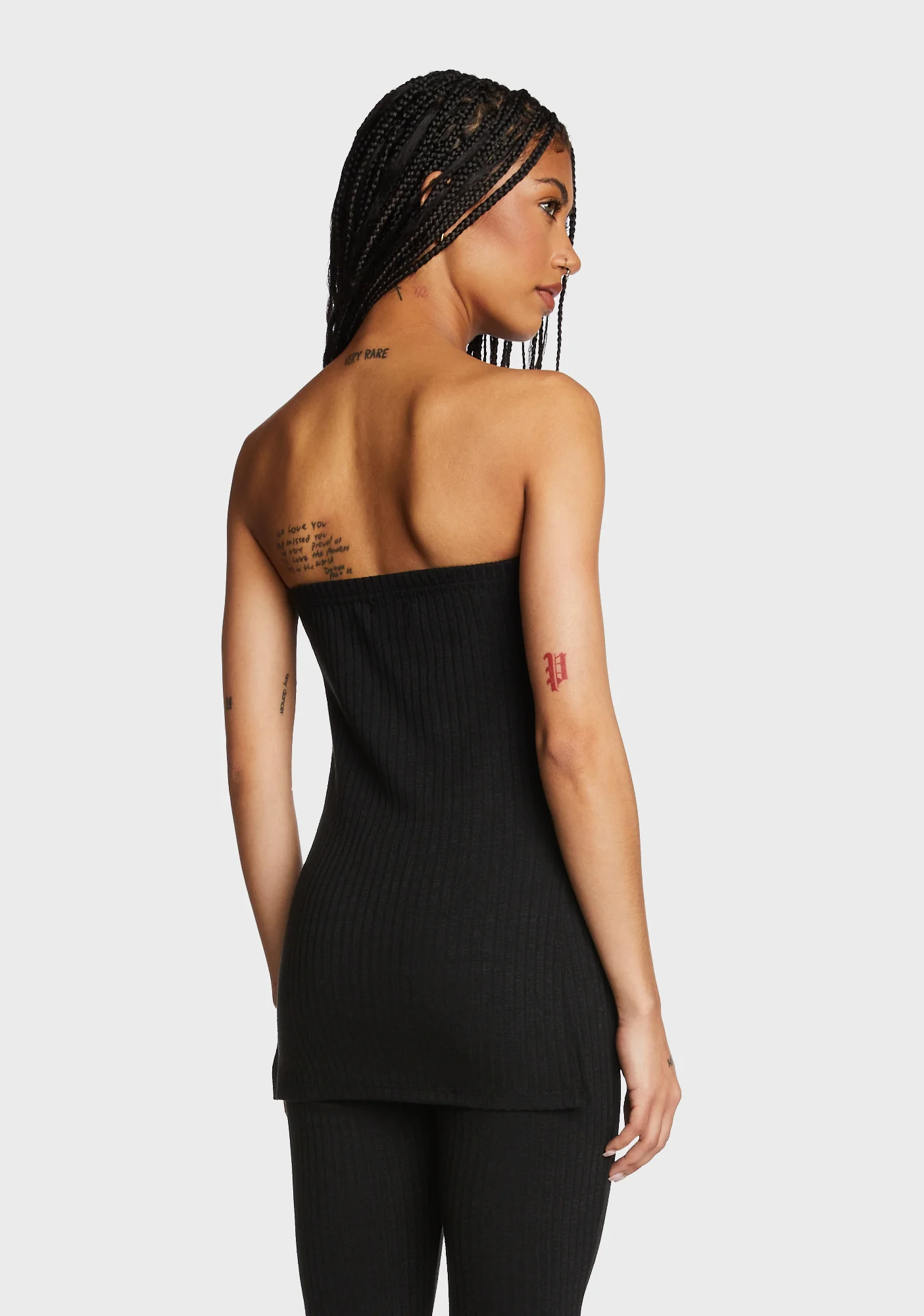 Dekota Slit Ribbed Top - Image 4