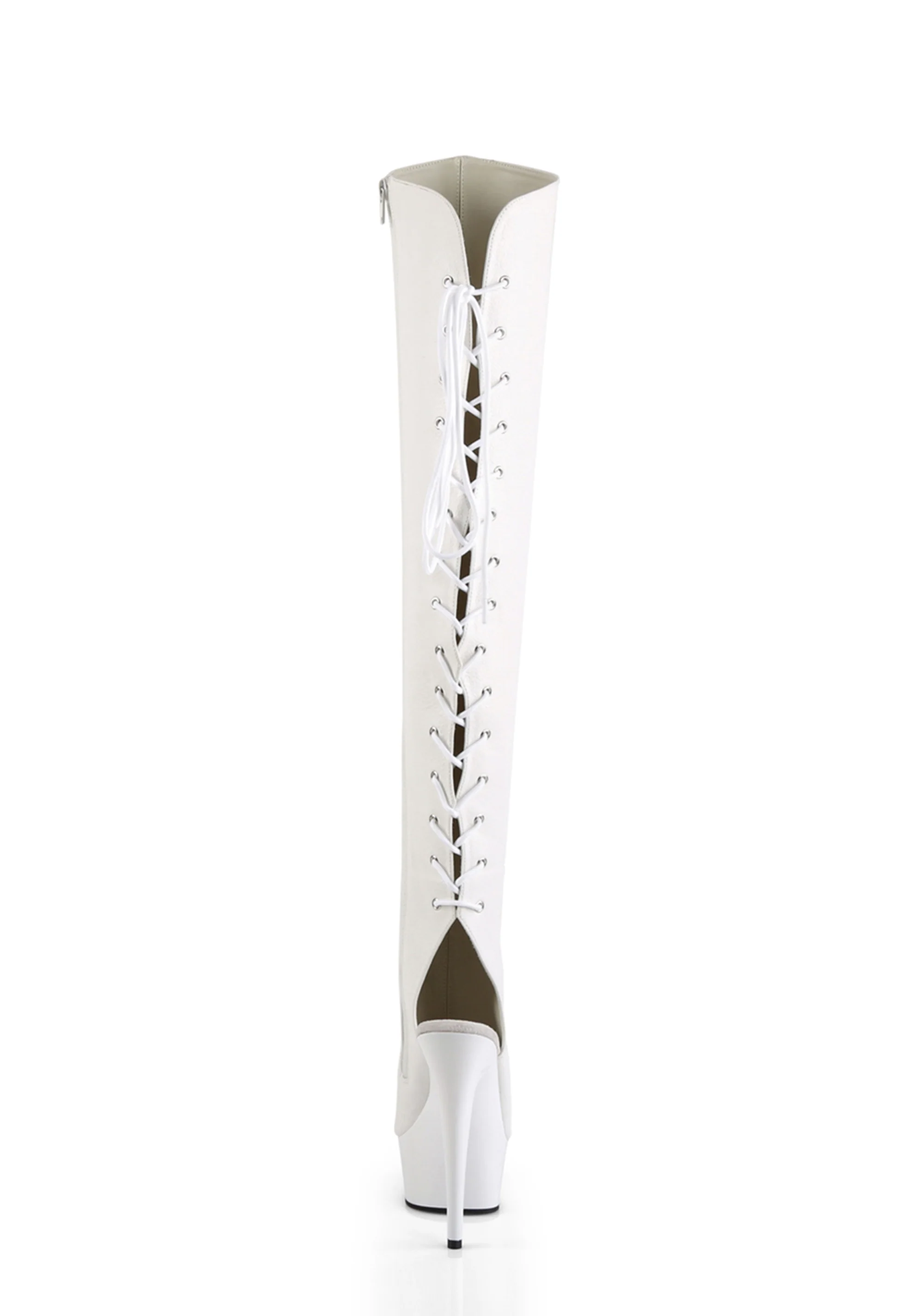Delight-3019 Platform Over-The-Knee Boots-White - Image 4