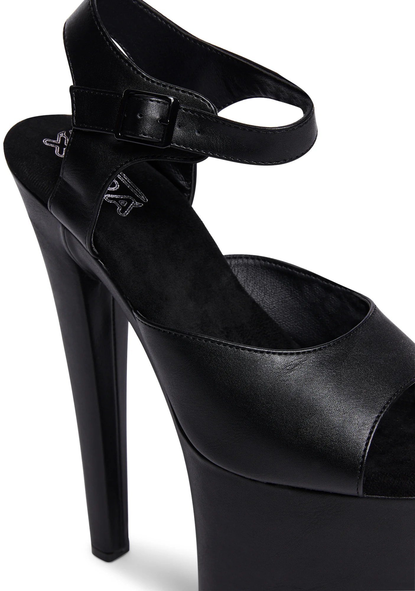 Demi 7.5 Platform Heels - Black - Image 2