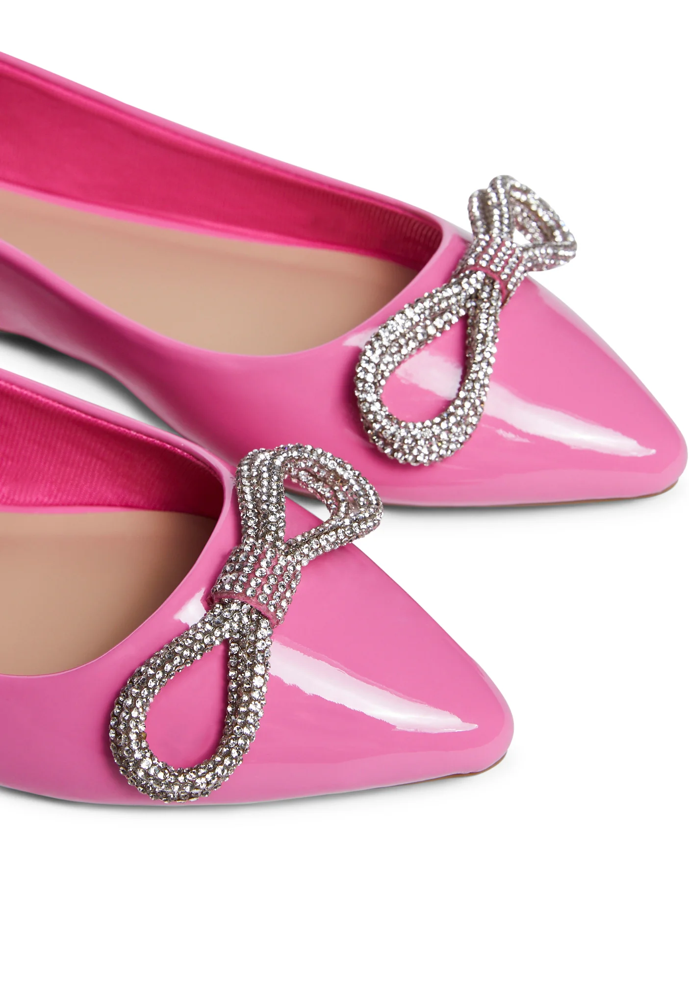 Demure Rendezvous Pointed Flats - Pink - Image 2