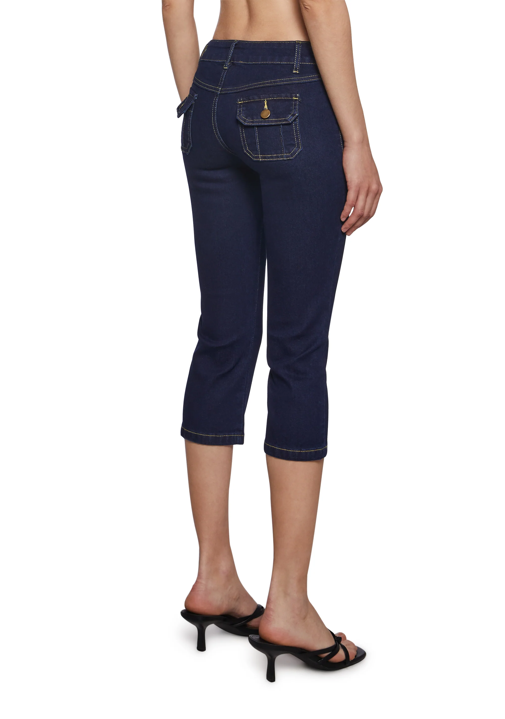 Espresso Vibes Capri Jeans - Image 4