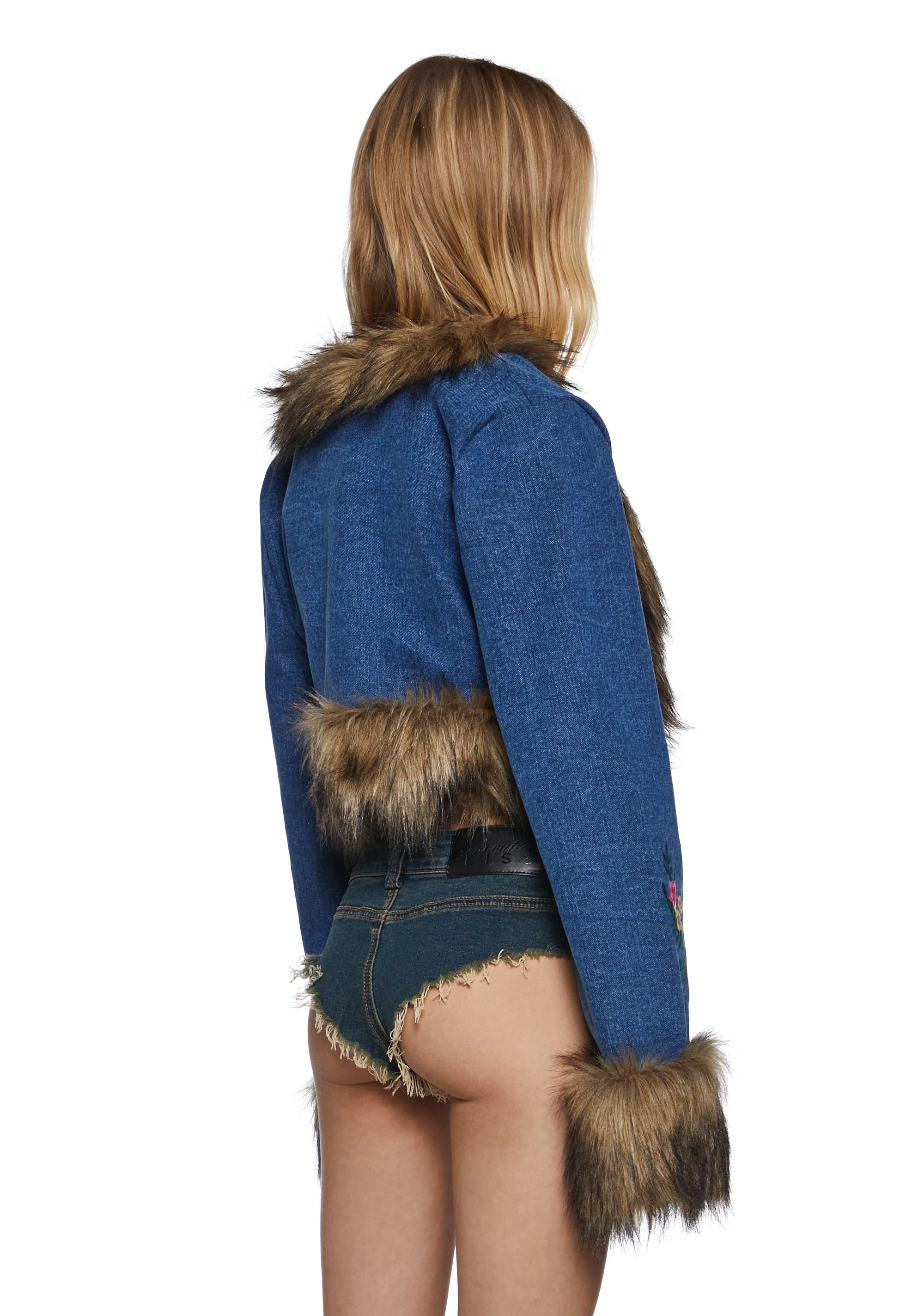 Meadow Bohemian Denim Jacket - Image 3