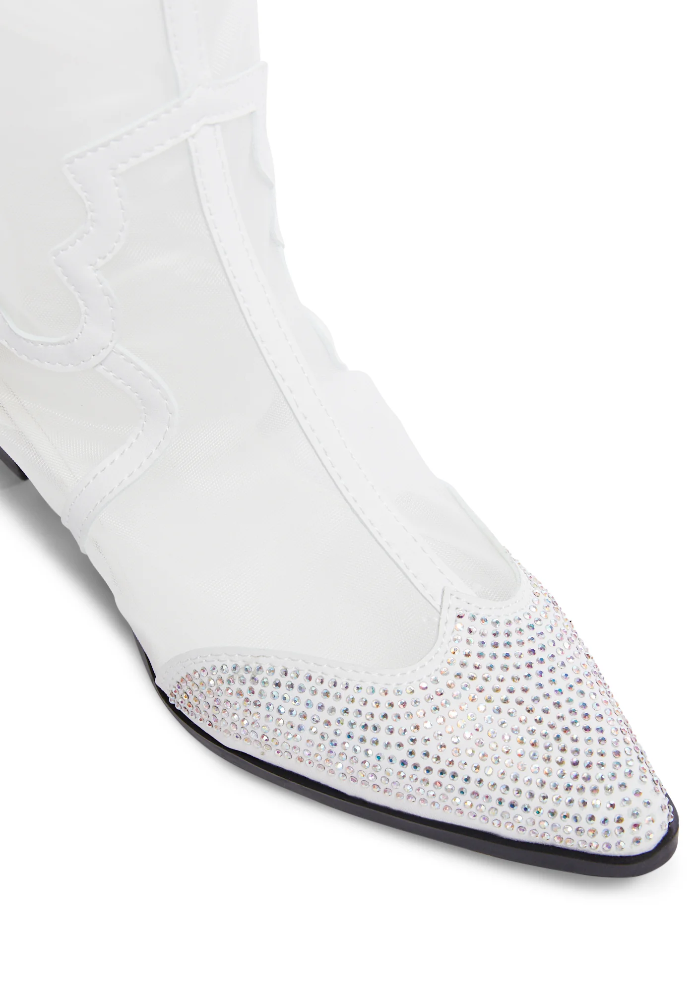 Desert Dancer Cowboy Boots - White - Image 2