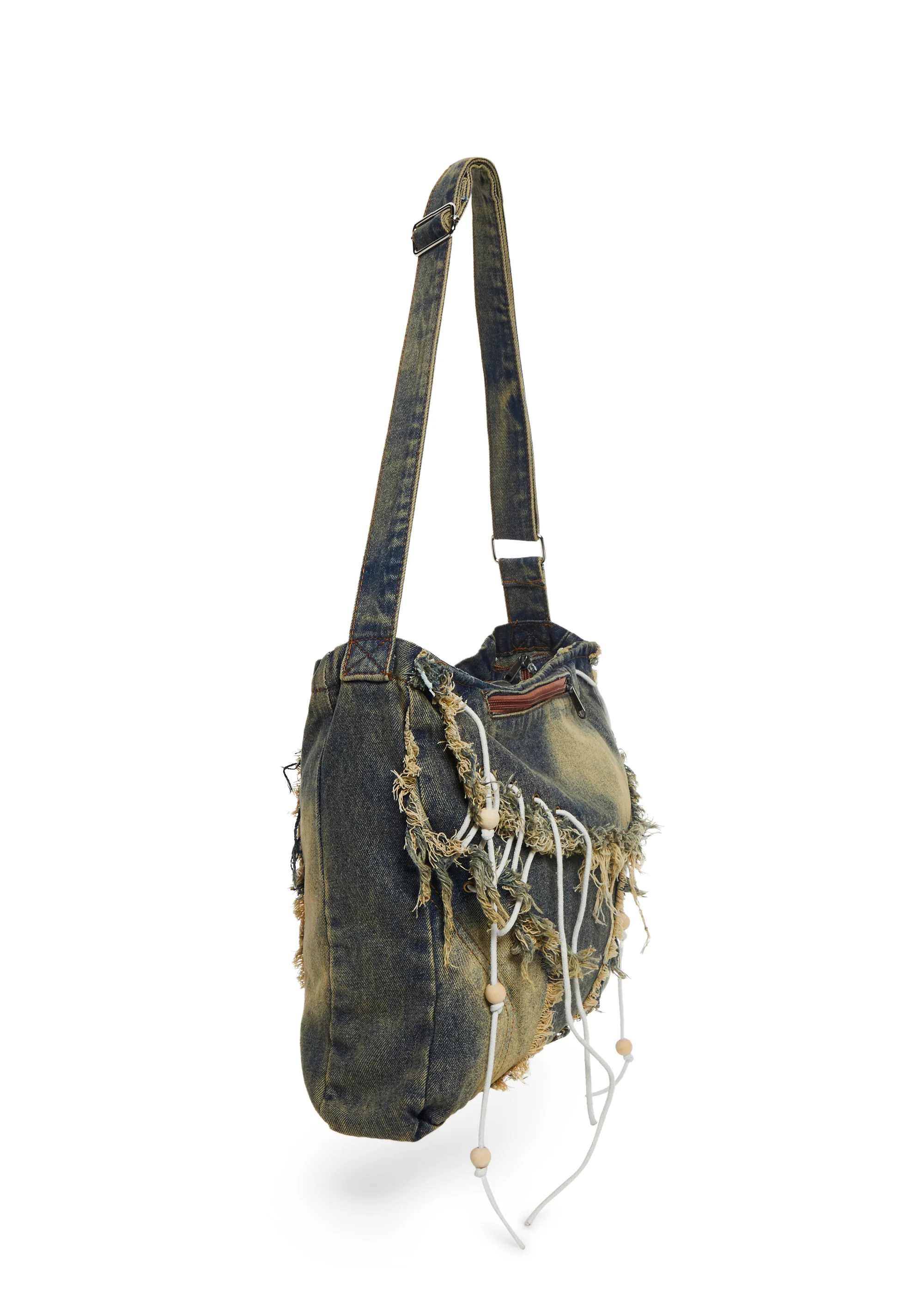 Desert Wind Denim Shoulder Bag - Image 4