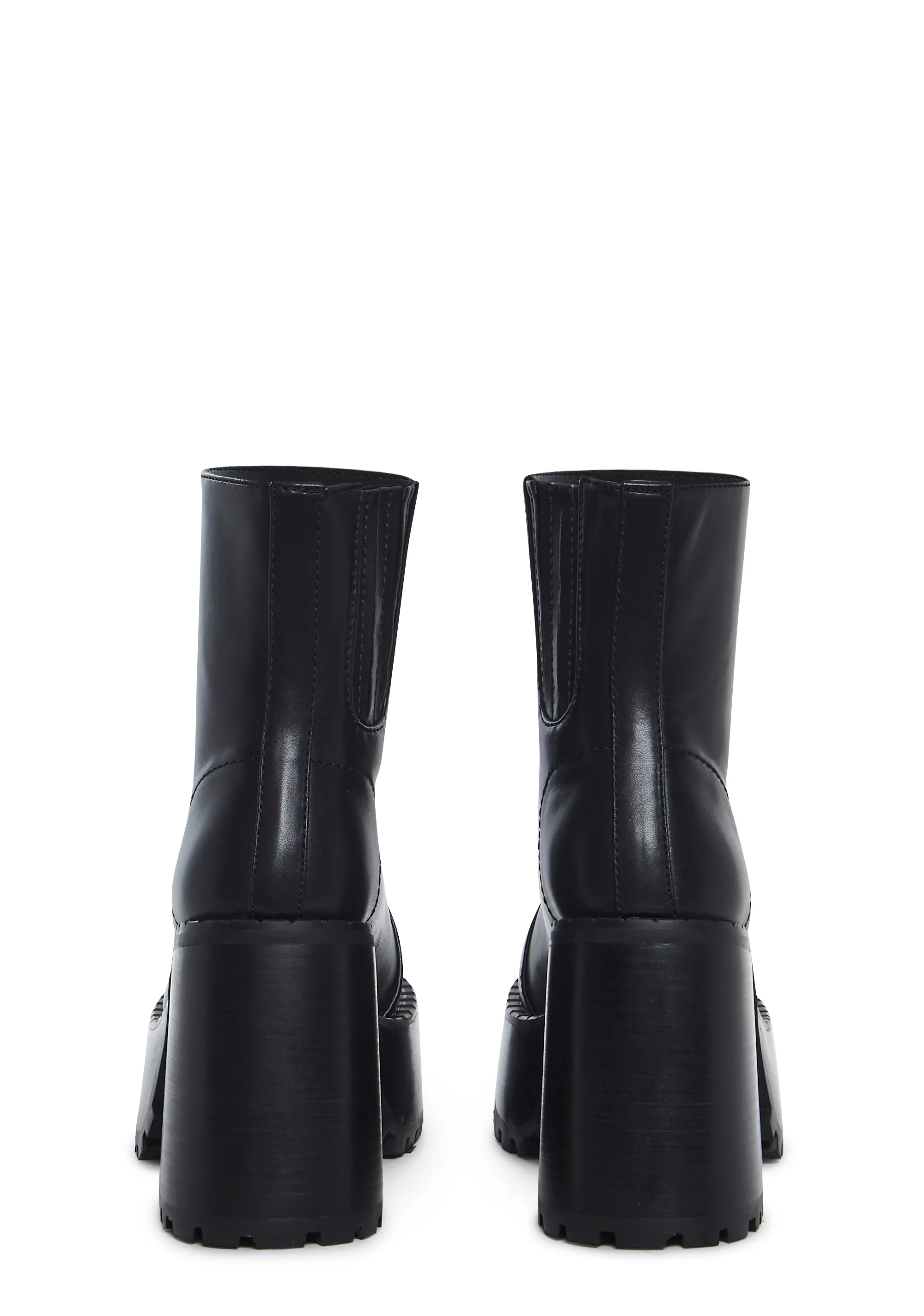 Detention Hall Platform Boots - Black - Image 3