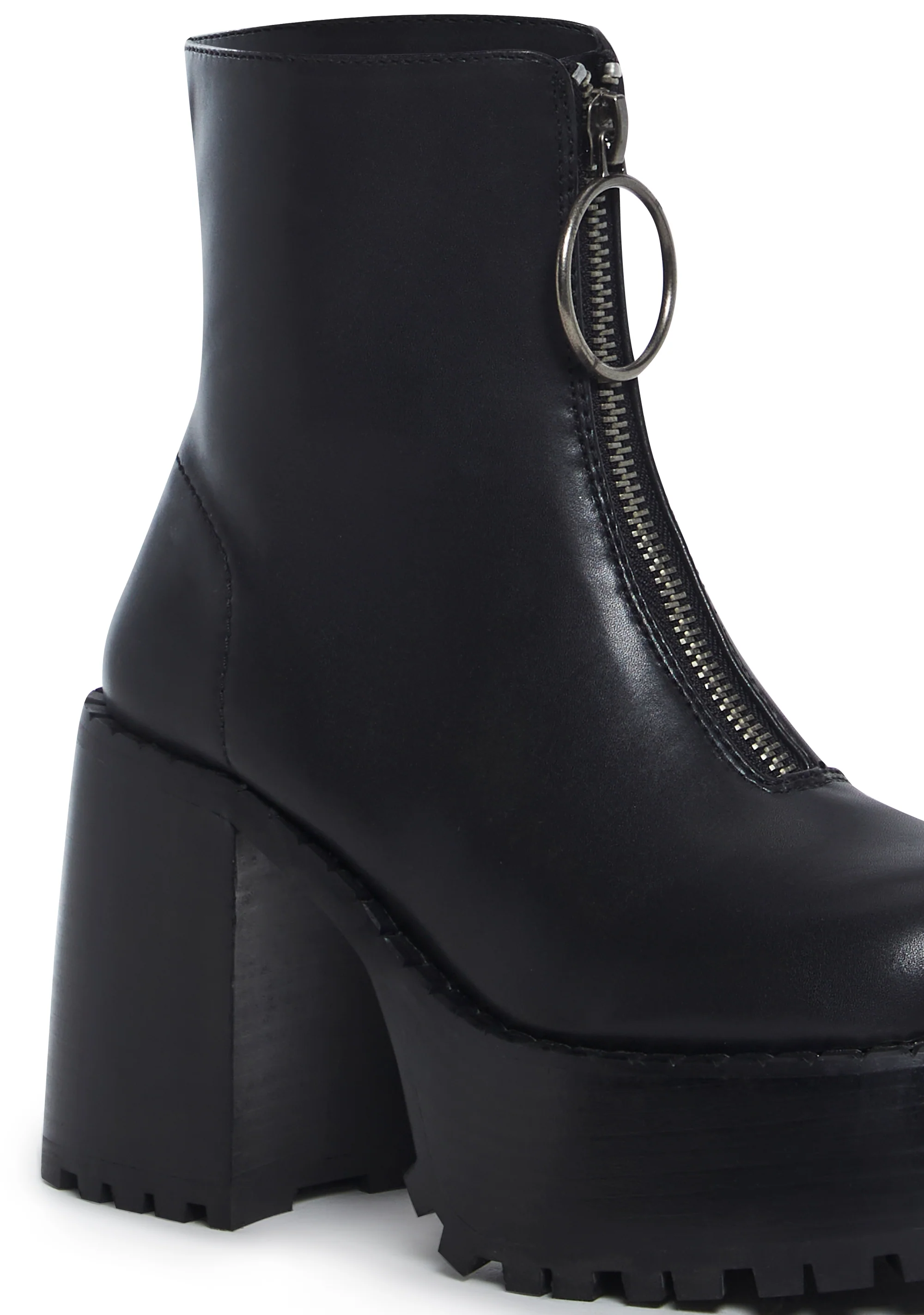 Detention Hall Platform Boots - Black - Image 4