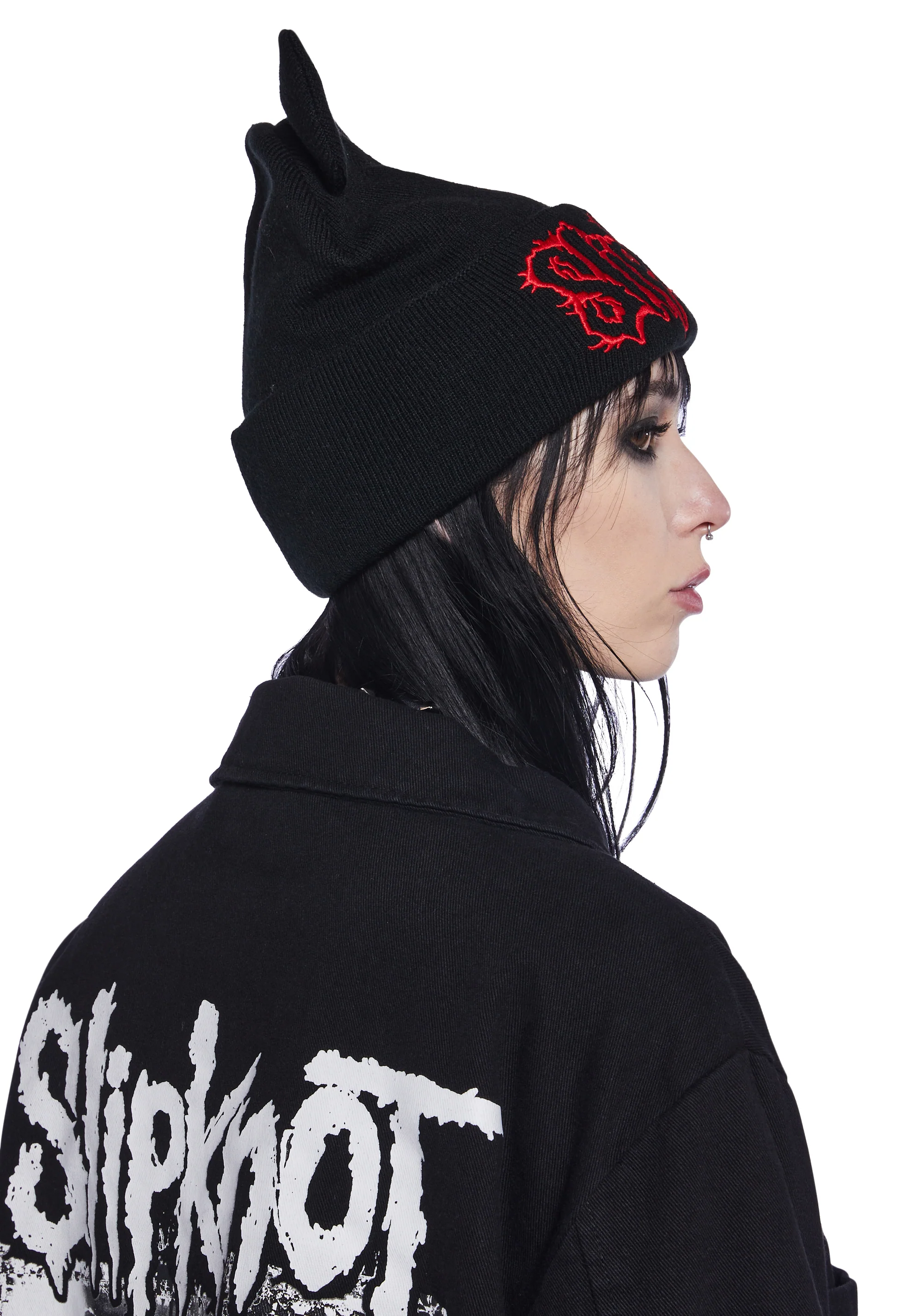 Devil In I Knit Beanie - Image 3