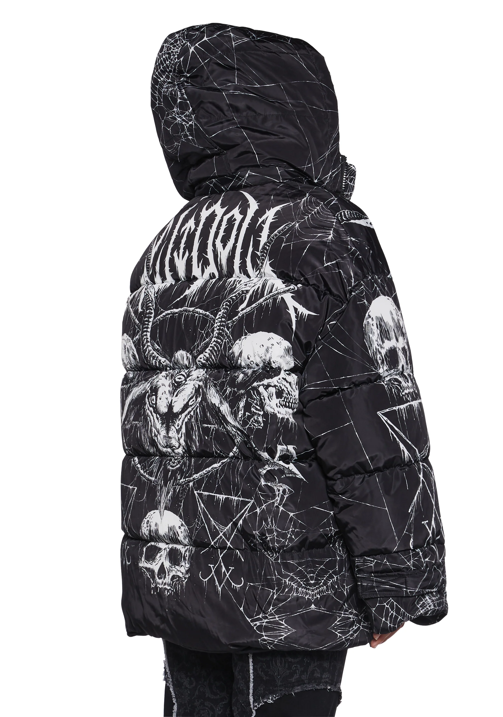 Devilish Descent Puffer Jacket - Image 11